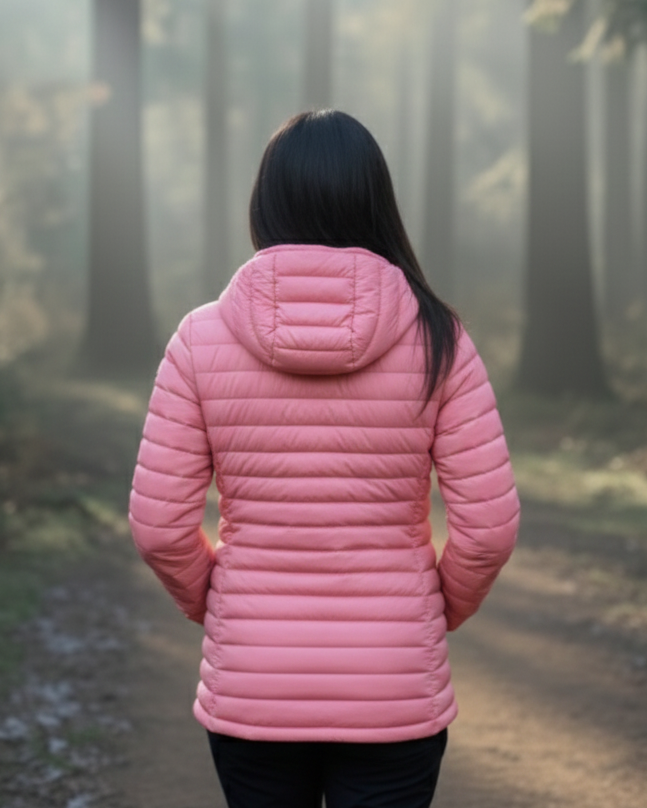 Lightweight Packable Puffer Jacket For Women