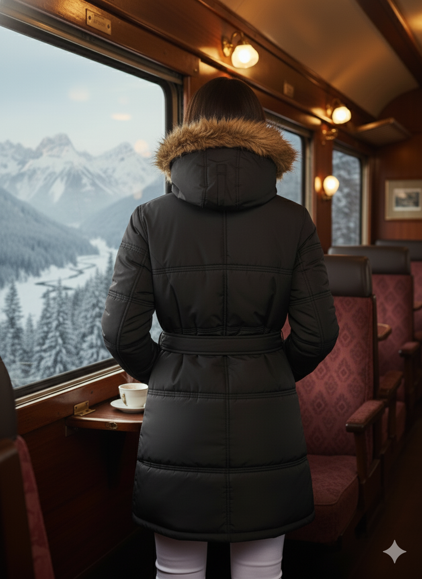 Alaskan Parka Jacket For Women - Slim Fit