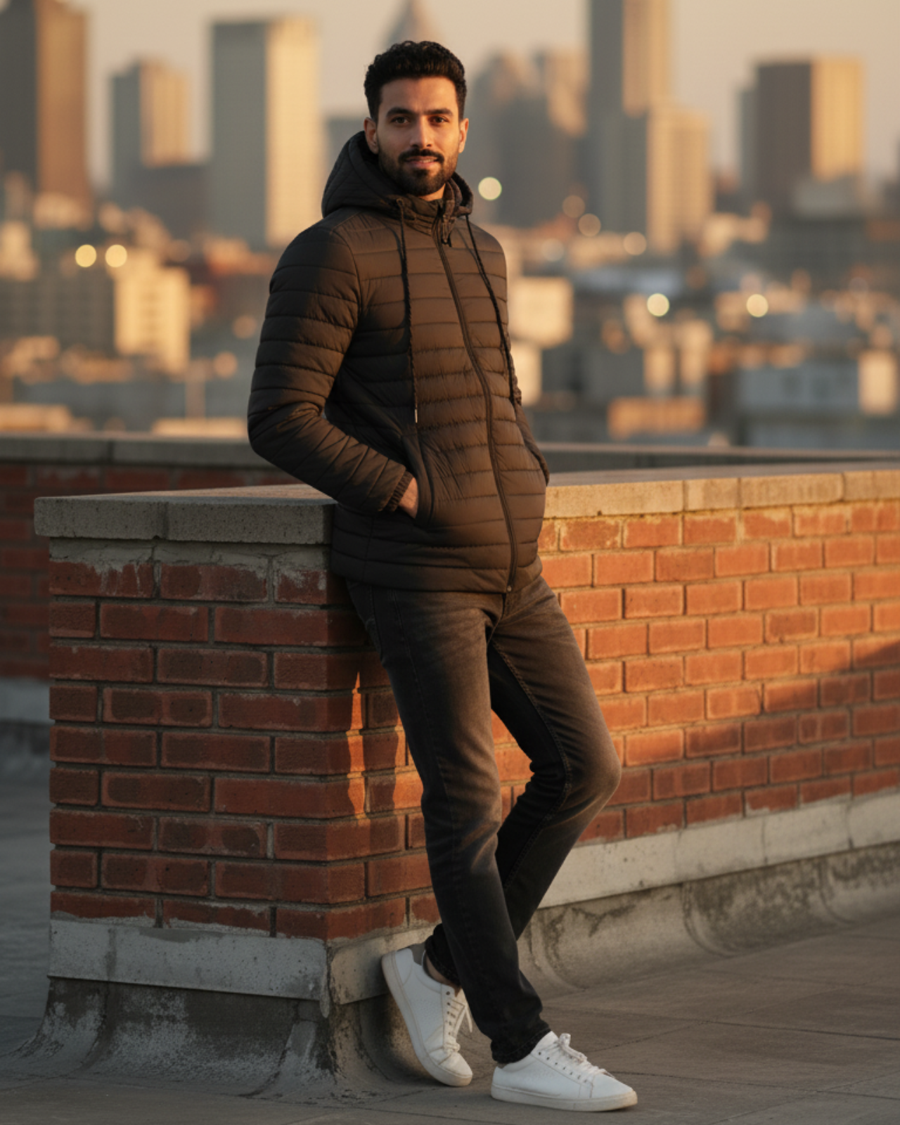 Packable Puffer Jacket For Men