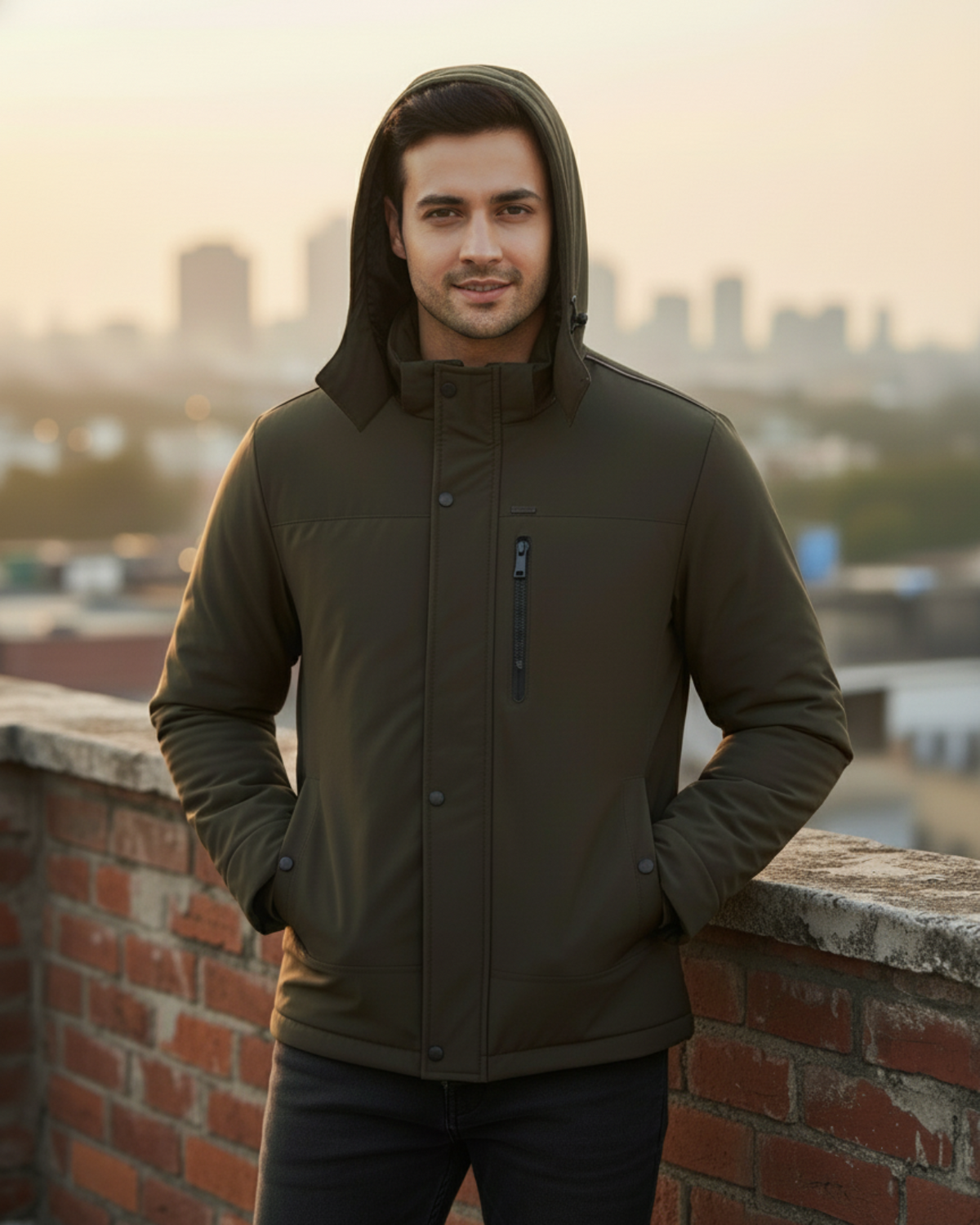 Waterproof Fleece Lined Jacket For Men