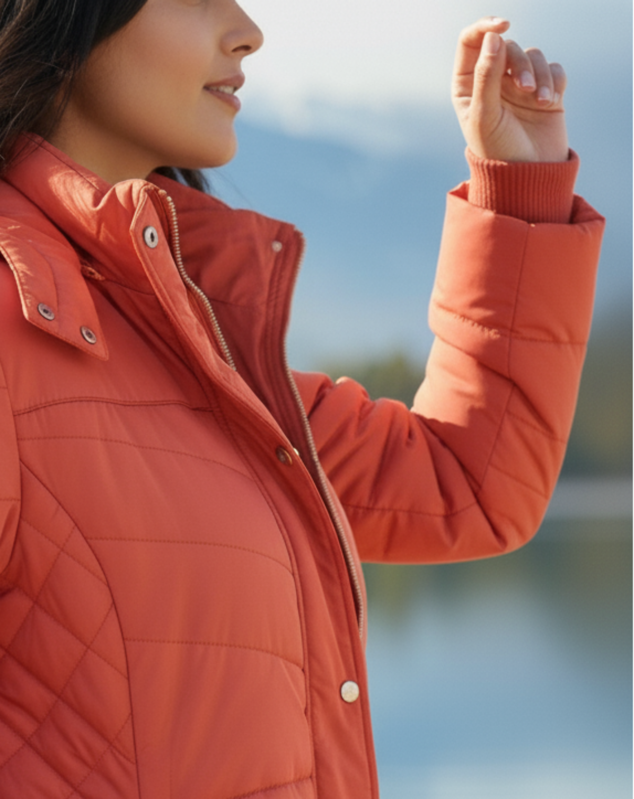 Waterproof Fleece Lined Jacket For Women