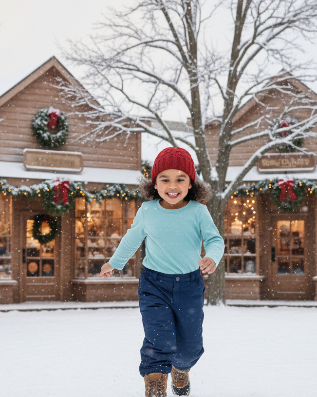 Girls Full Sleeves Thermal | Merino Wool + Bamboo