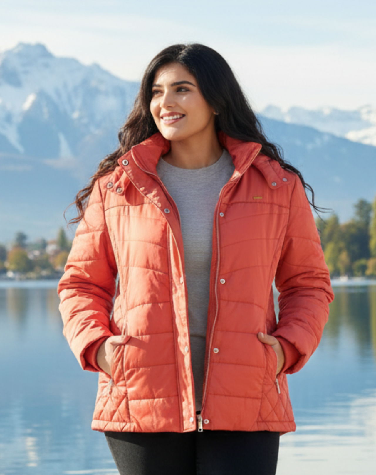 Waterproof Fleece Lined Jacket For Women