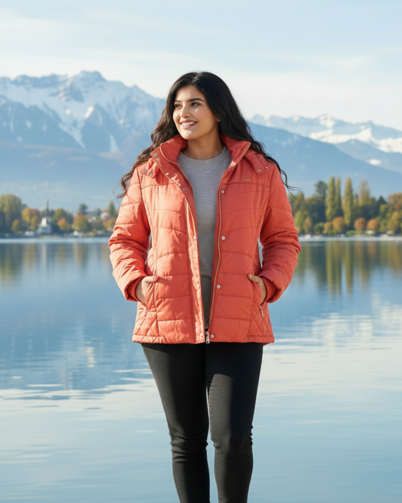 Waterproof Fleece Lined Jacket For Women