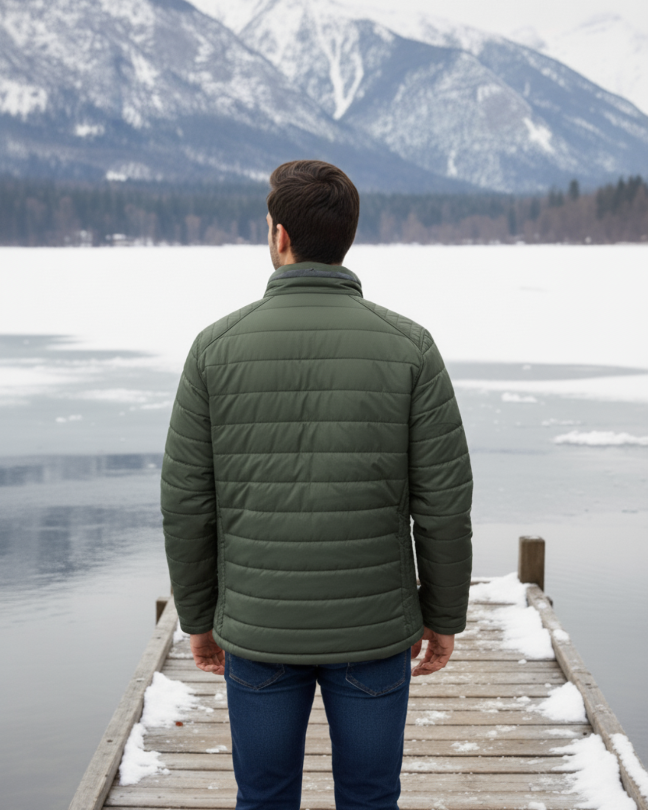 Packable Puffer Jacket For Men