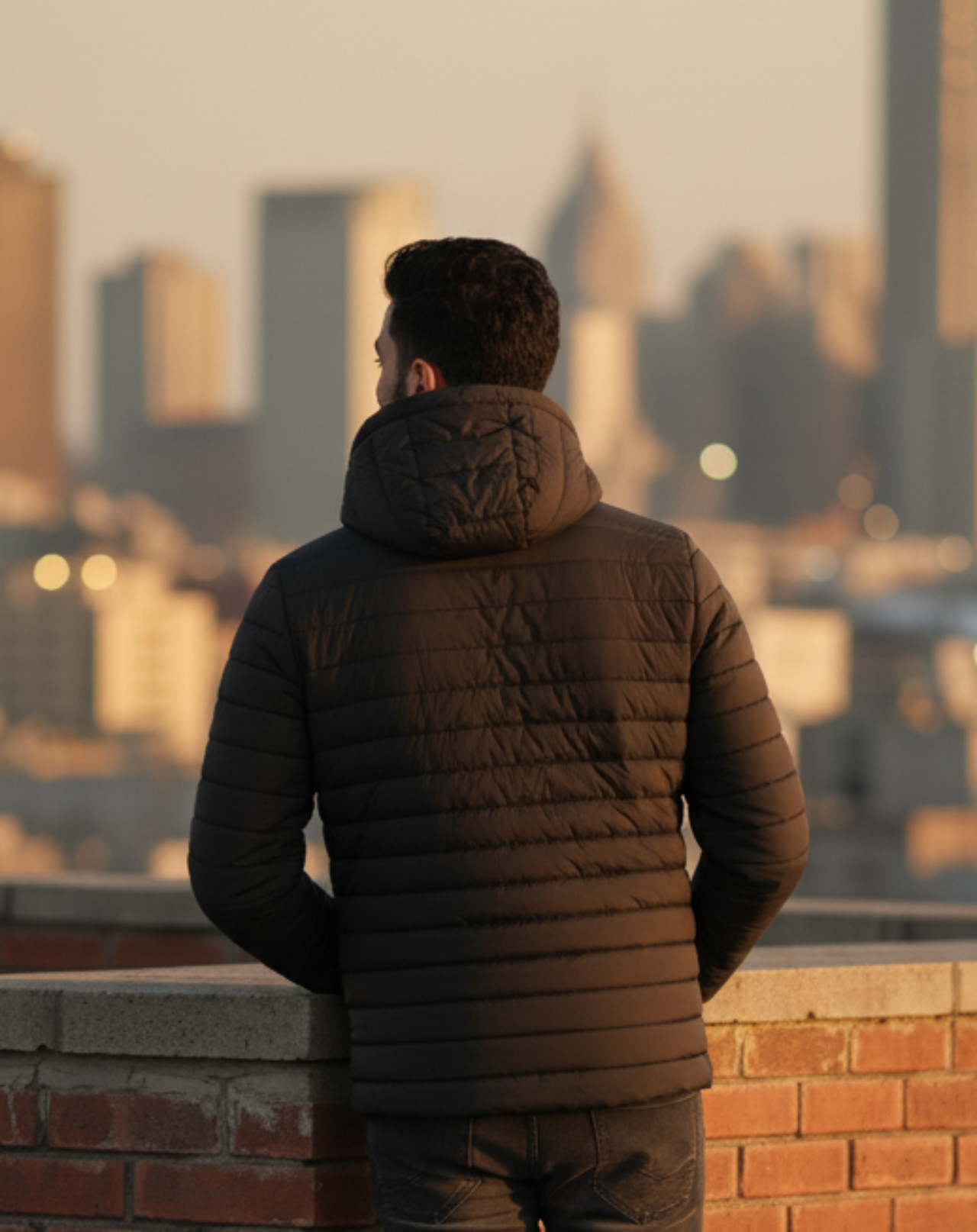 Packable Puffer Jacket For Men