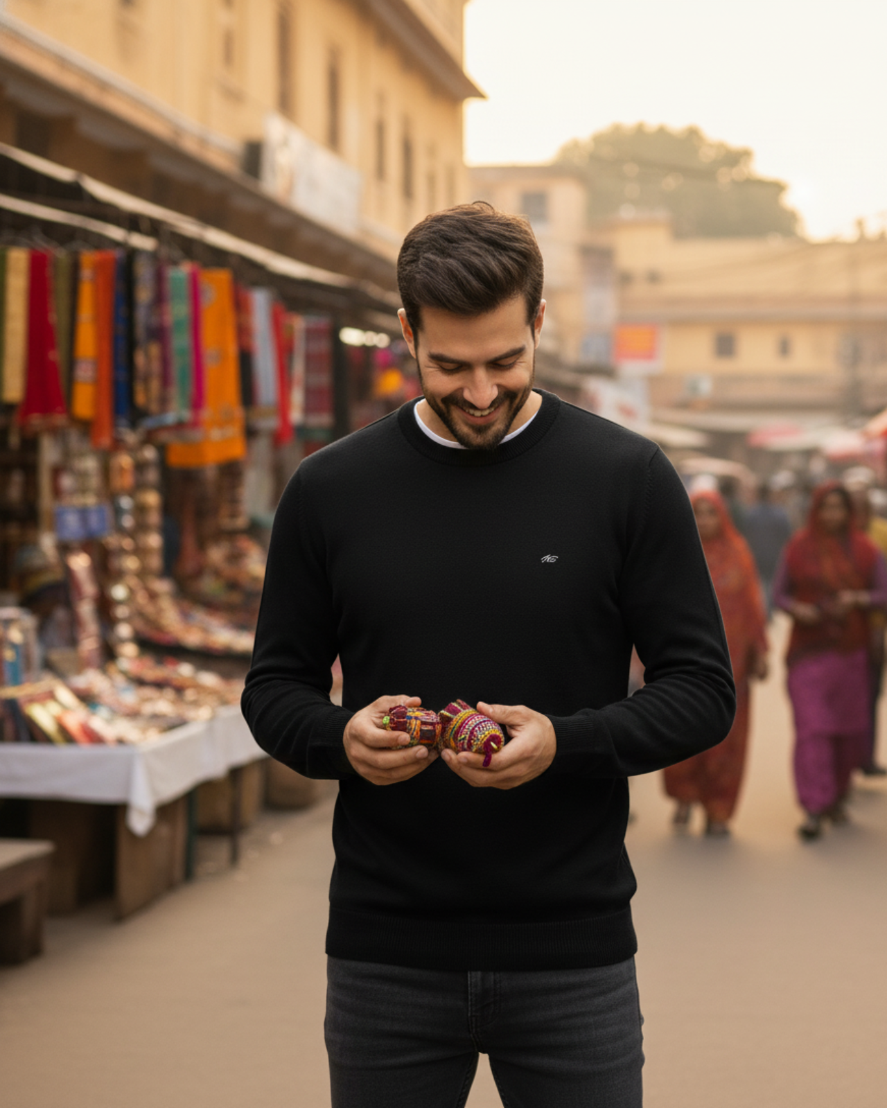 Monte Carlo Round Neck Full Sleeves Sweater