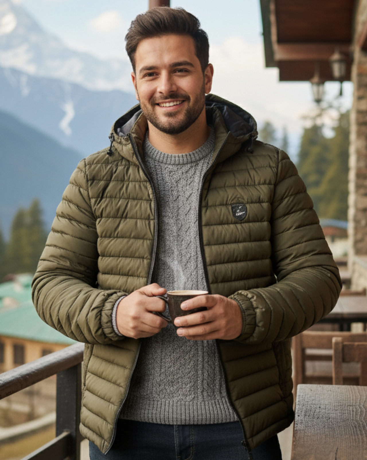 Icelandic Fleece Jacket For Men