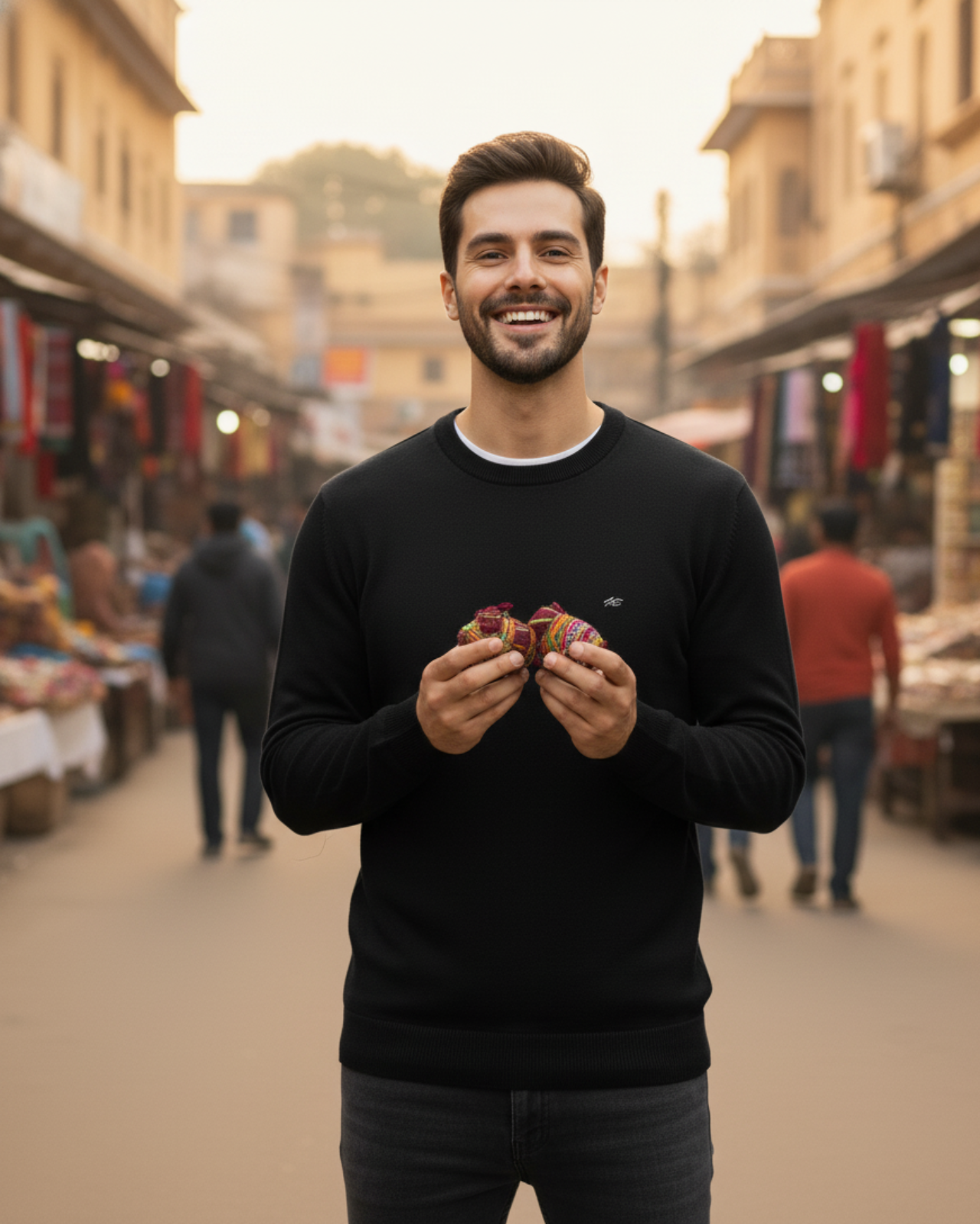 Monte Carlo Round Neck Full Sleeves Sweater