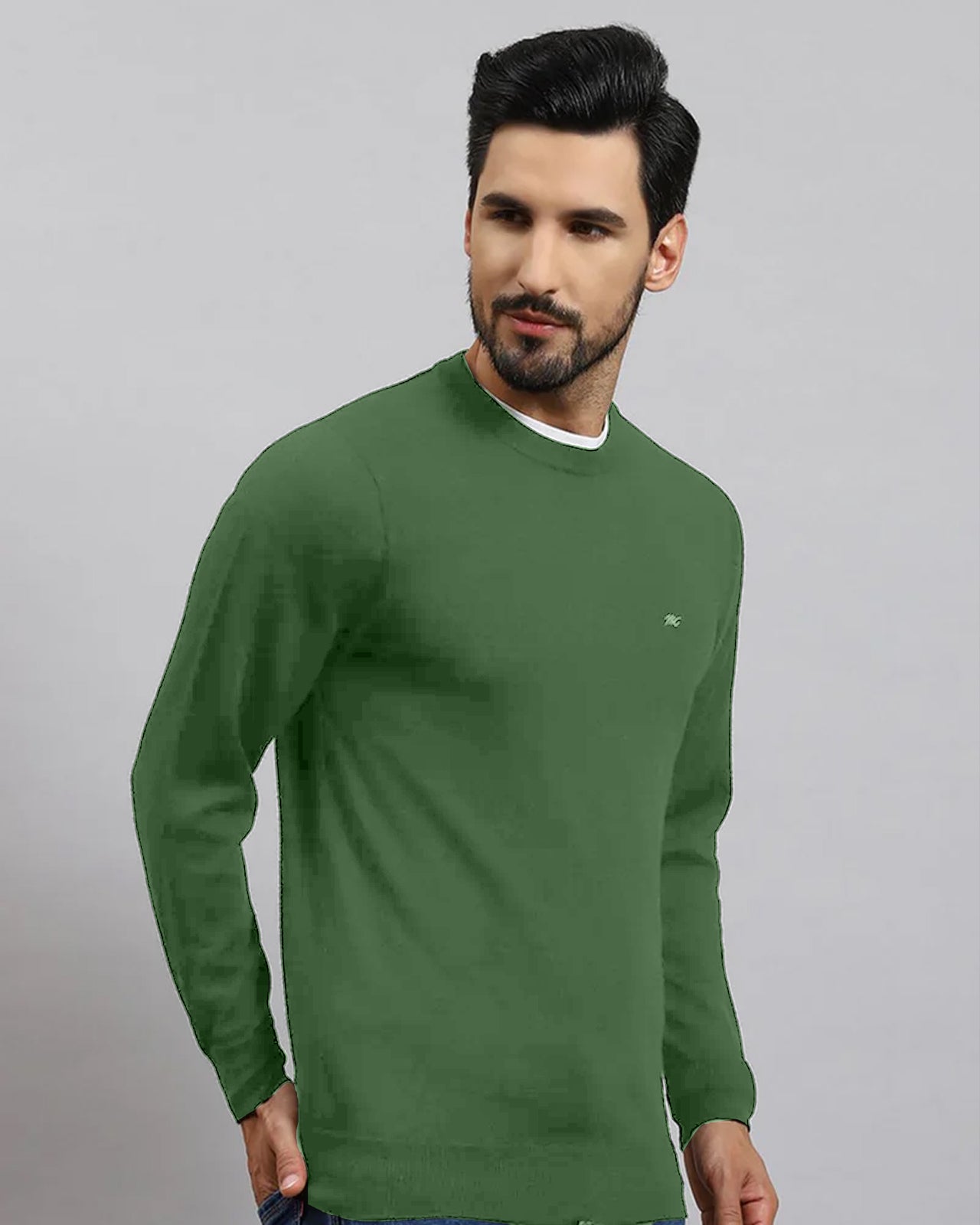 Monte Carlo Round Neck Full Sleeves Sweater