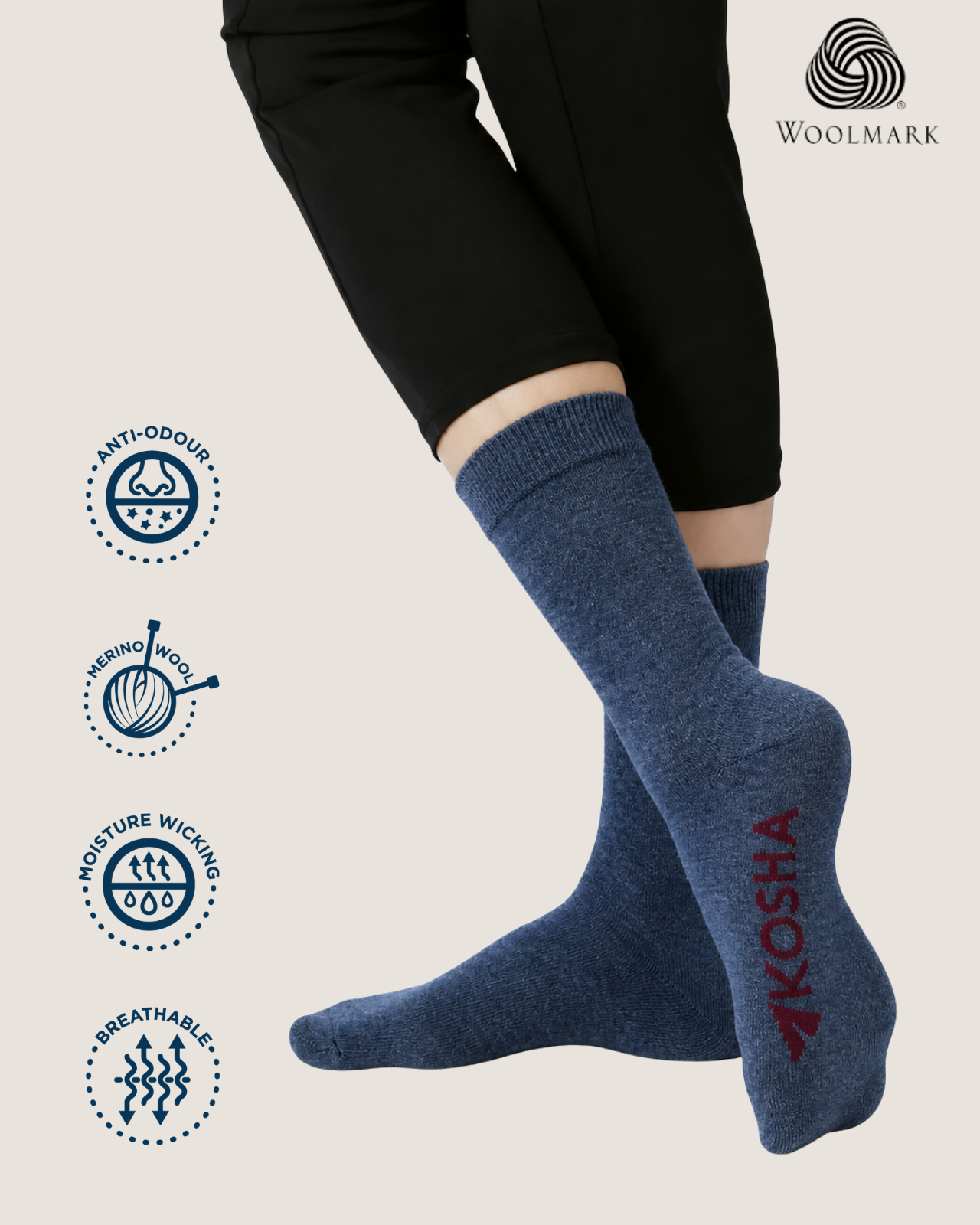 Women's Study Abroad Winter Bundle | 2 Thermal Tops + 2 Pairs of Socks