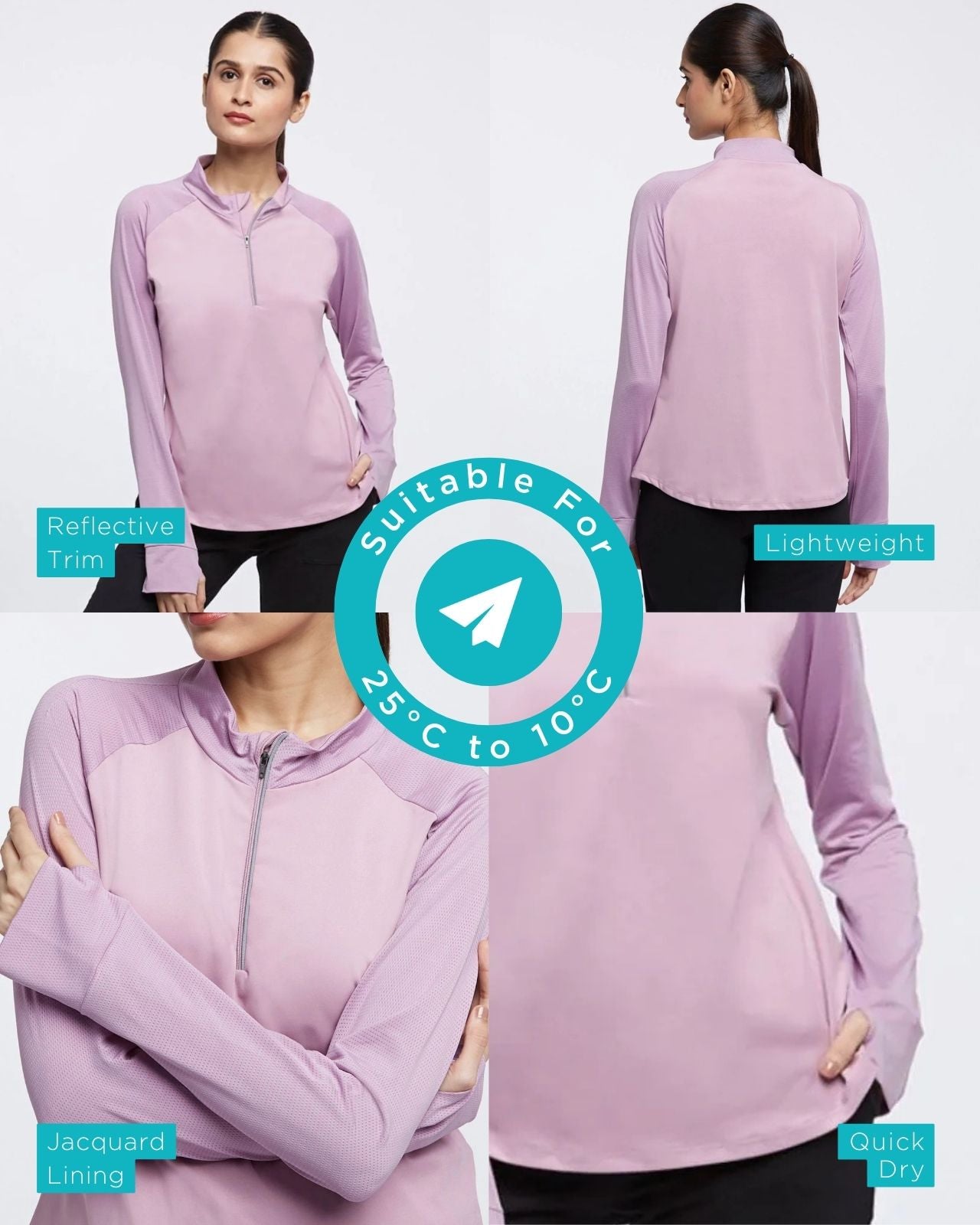 Quick Dry Lightweight Running Tee For Women