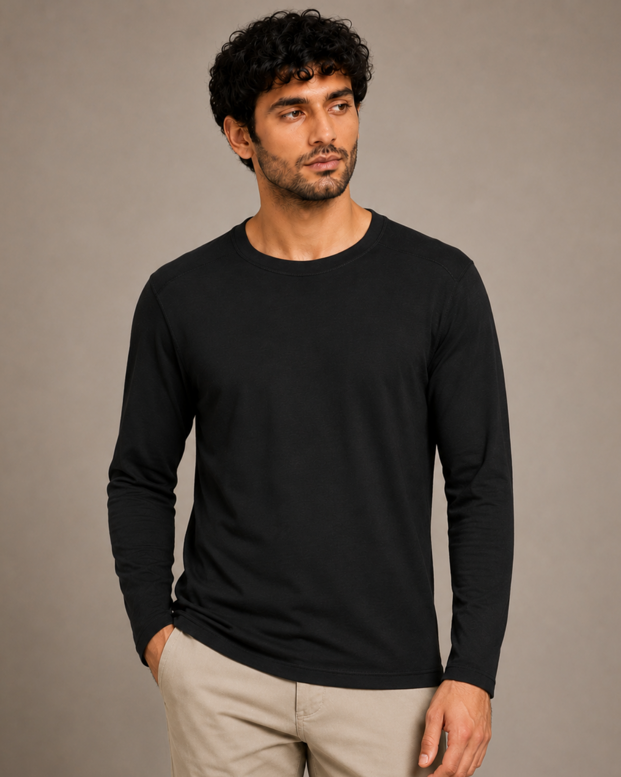 Men's Full Sleeves Thermal | Merino Wool + Bamboo