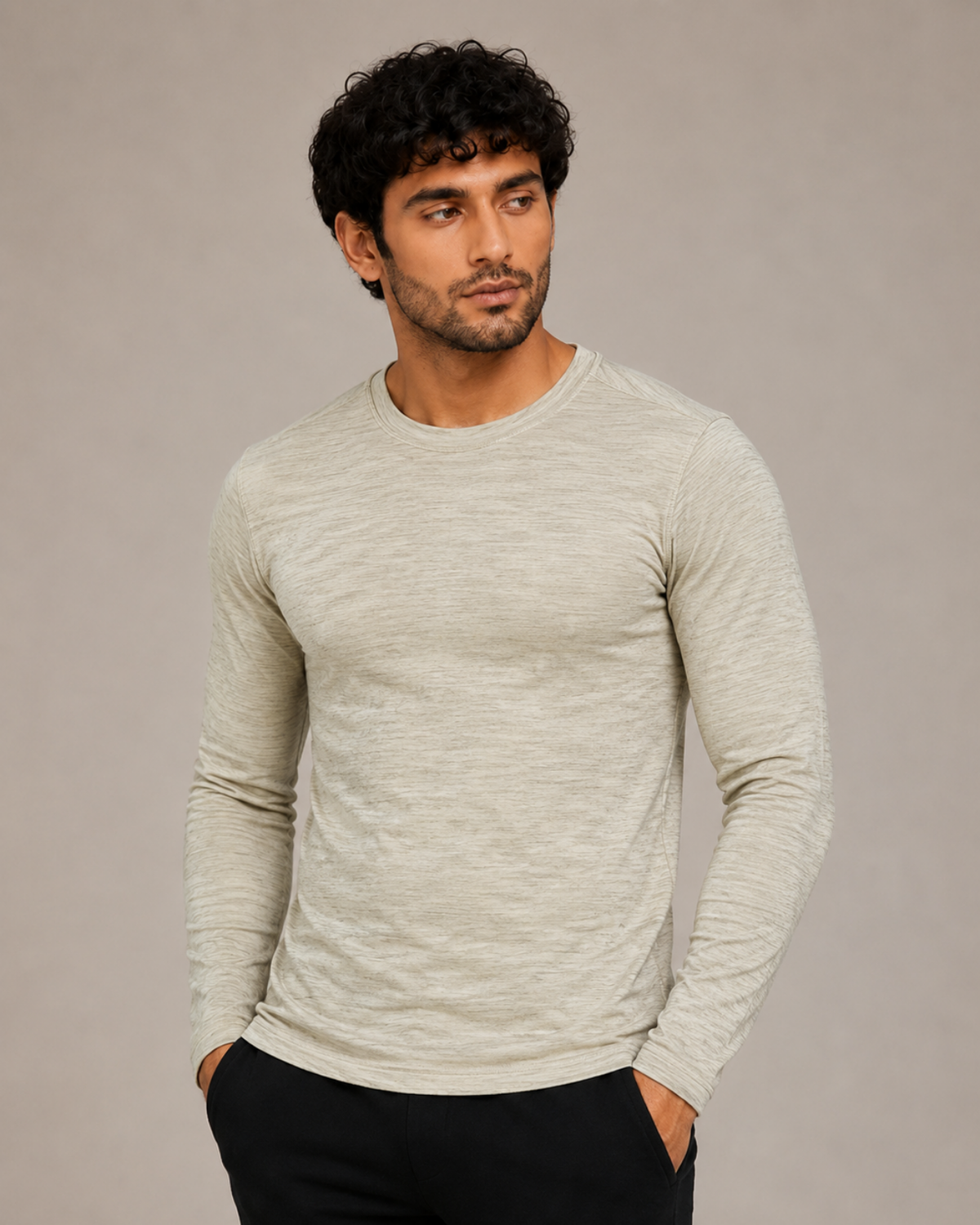 Men's Full Sleeves Thermal | Merino Wool + Bamboo
