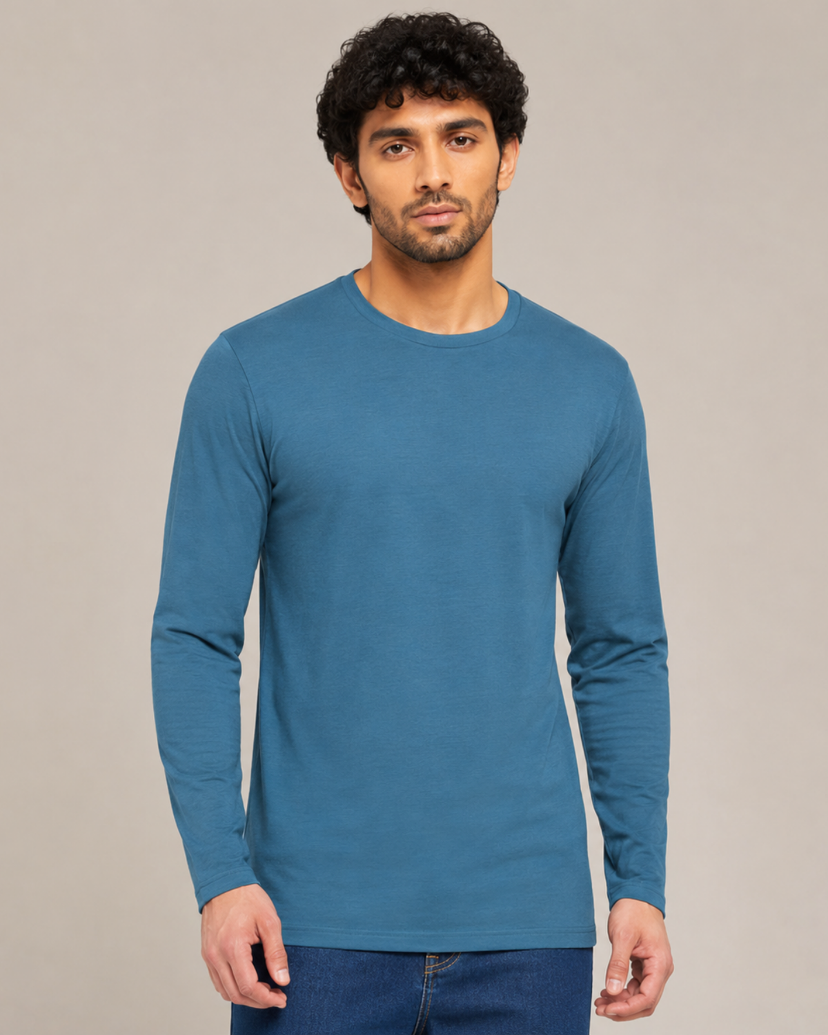 Full Sleeves Thermal | Merino Wool + Bamboo + Polyester For Men's