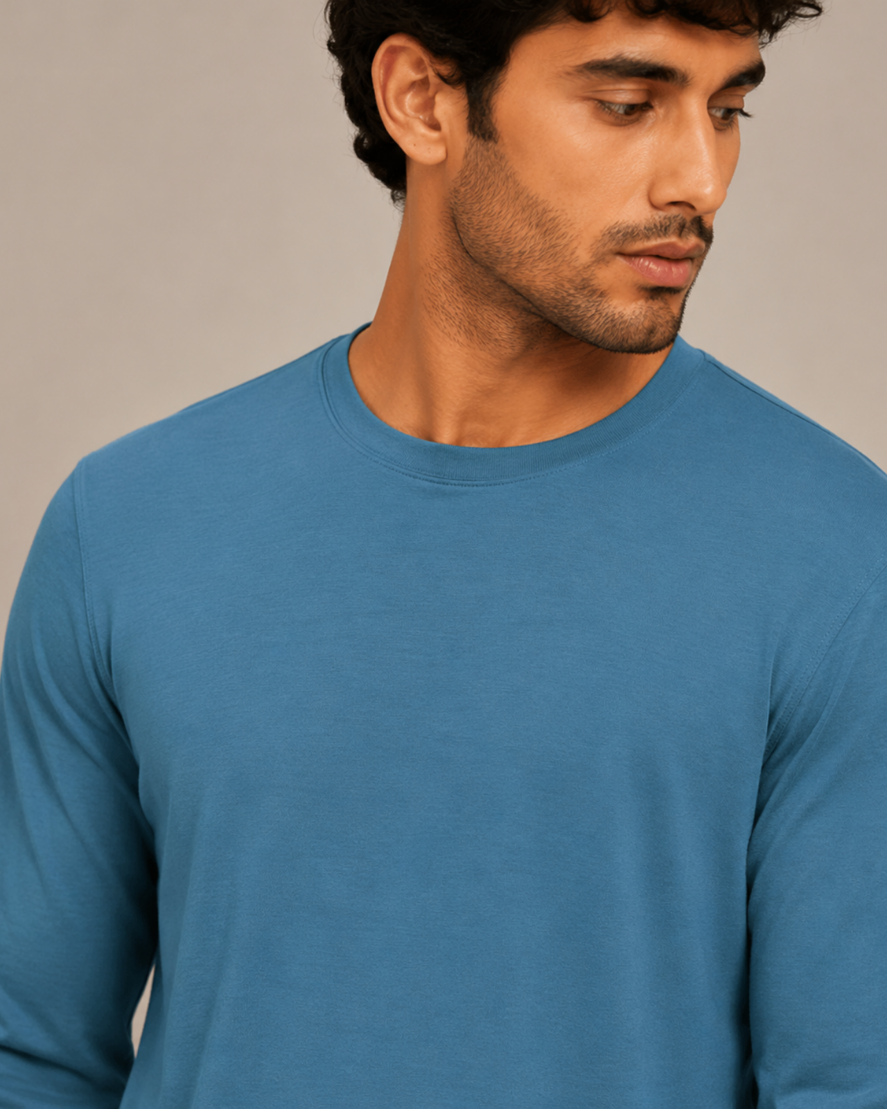 Full Sleeves Thermal | Merino Wool + Bamboo + Polyester For Men's