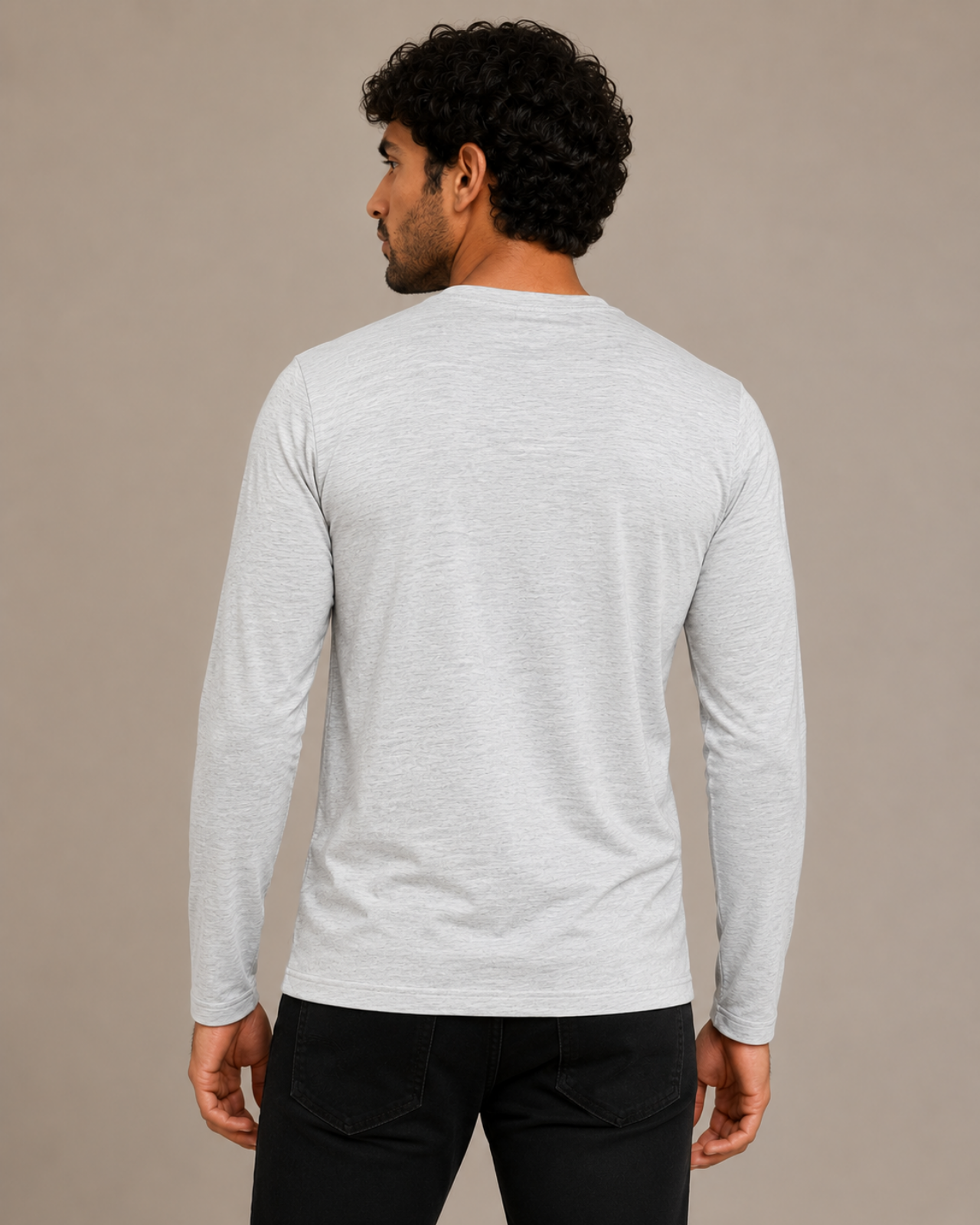 Full Sleeves Thermal | Merino Wool + Bamboo + Polyester For Men's