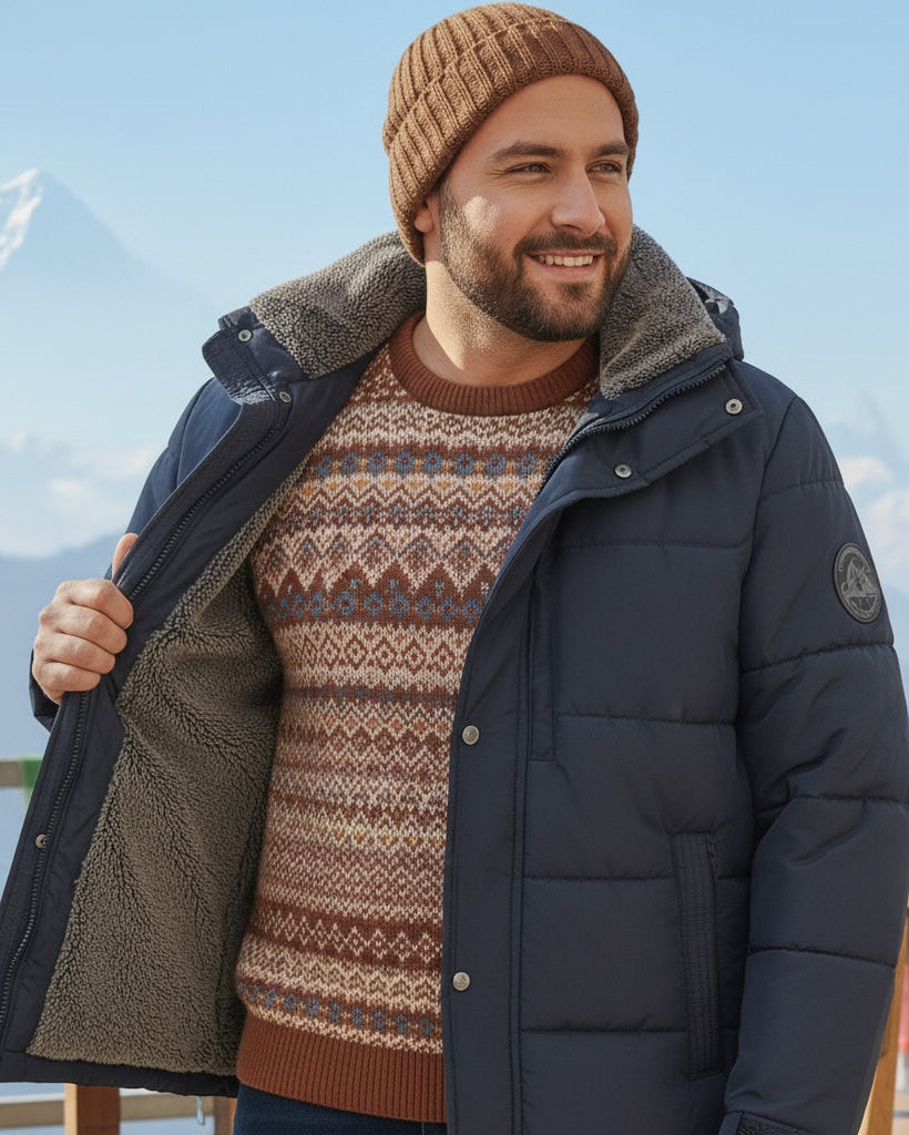 Canadian Winter Outdoor Plus Size Jacket For Men