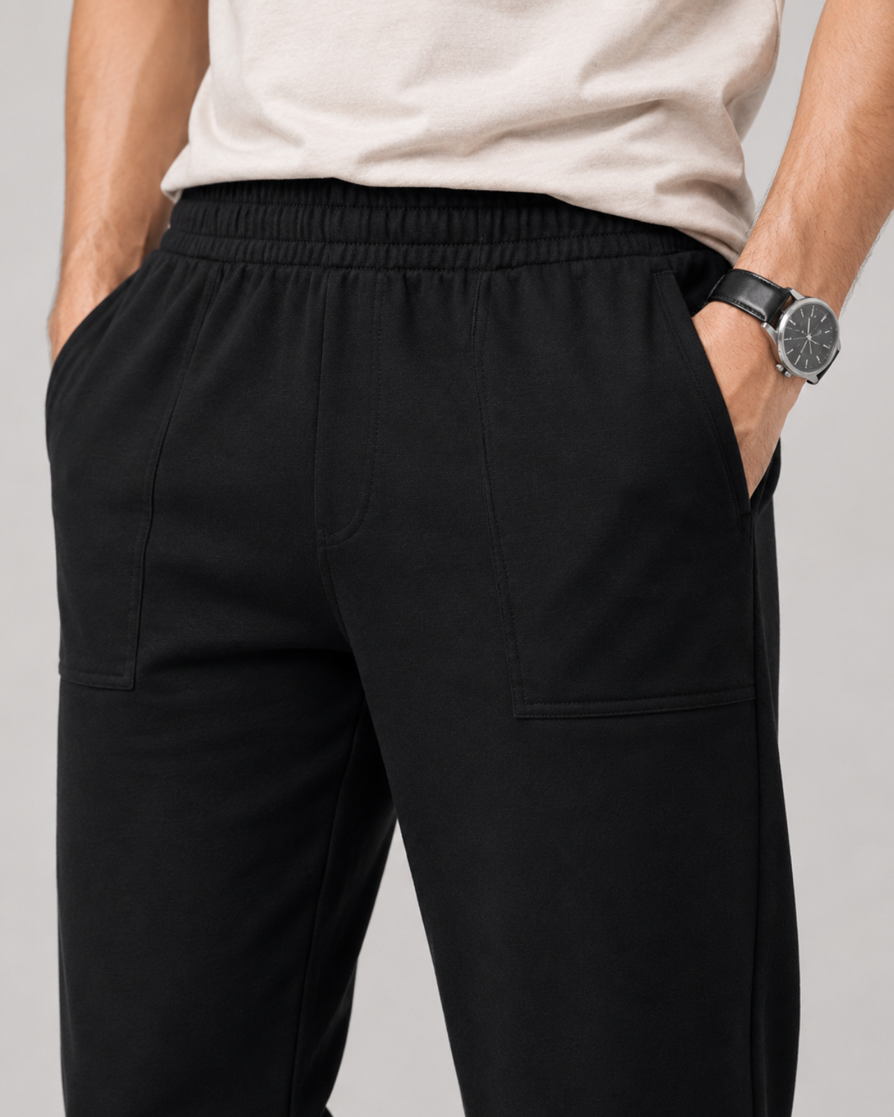 Cotton Loop Knit Comfy Jogger For Men