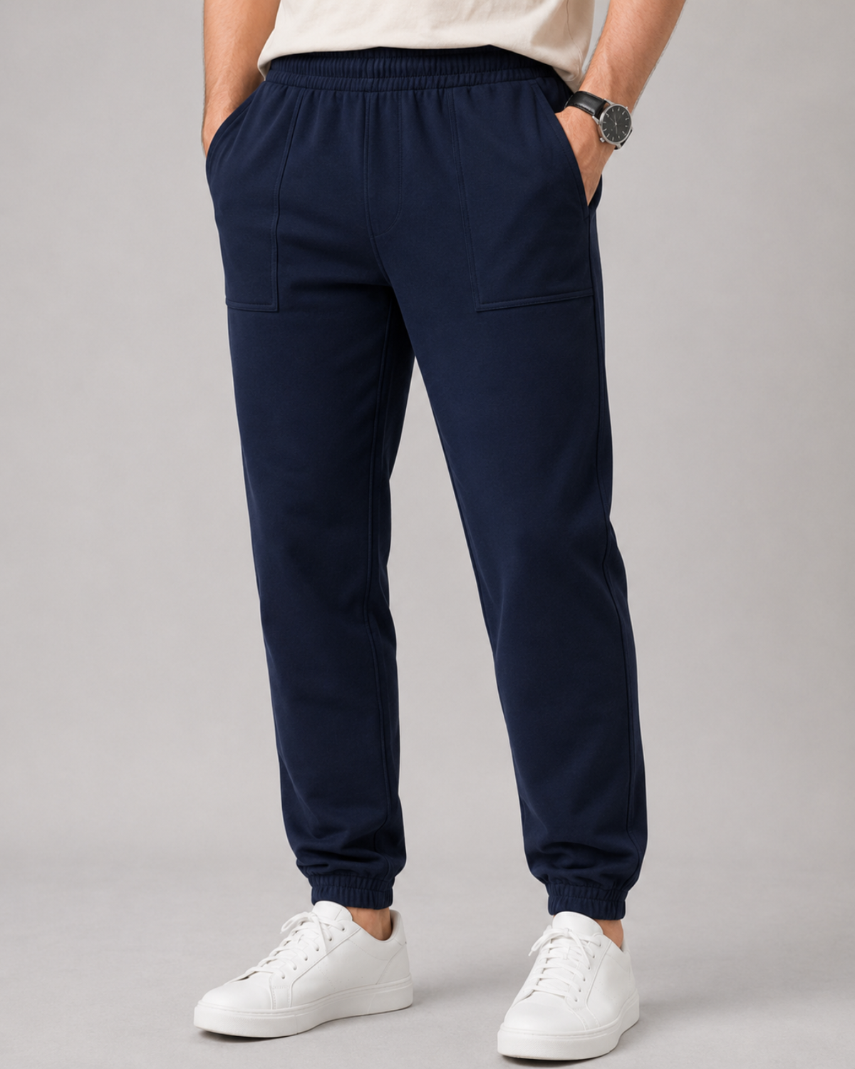 Cotton Loop Knit Comfy Jogger For Men