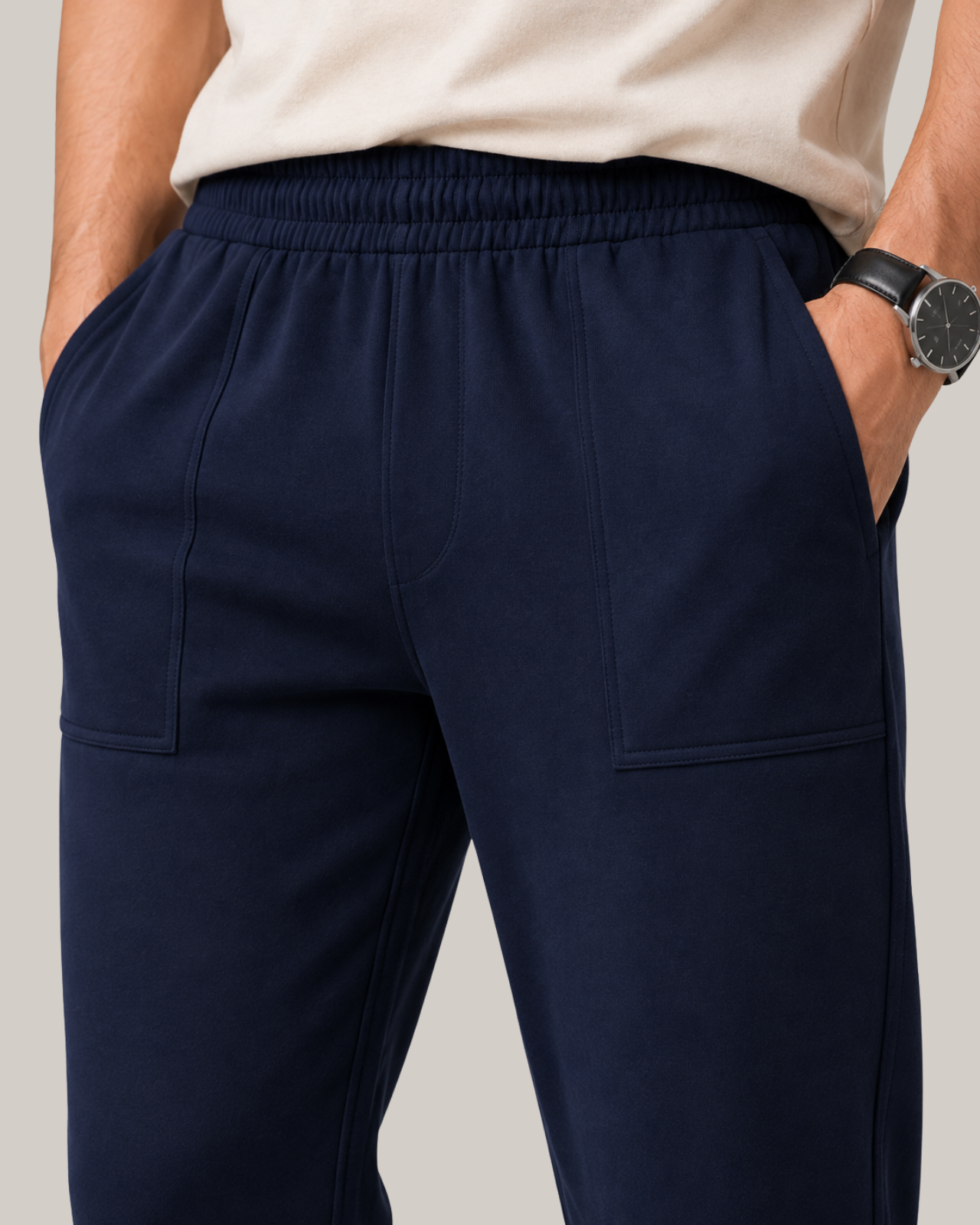 Cotton Loop Knit Comfy Jogger For Men