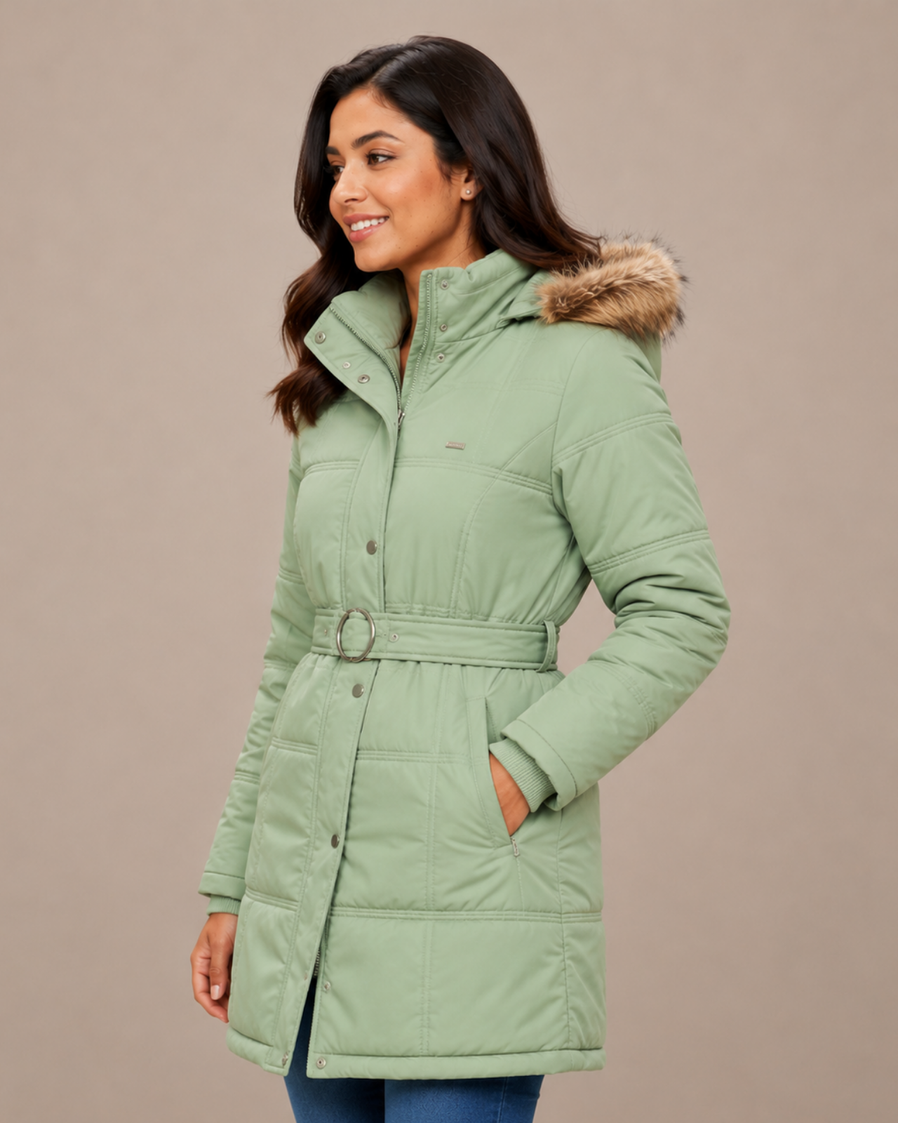 Alaskan Parka Jacket For Women - Slim Fit