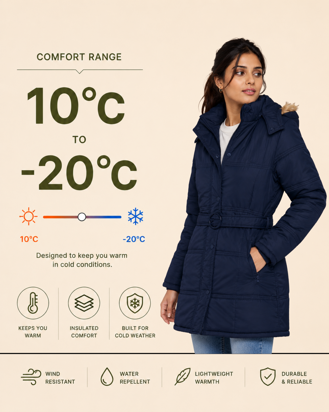 Alaskan Parka Jacket For Women - Comfort Fit