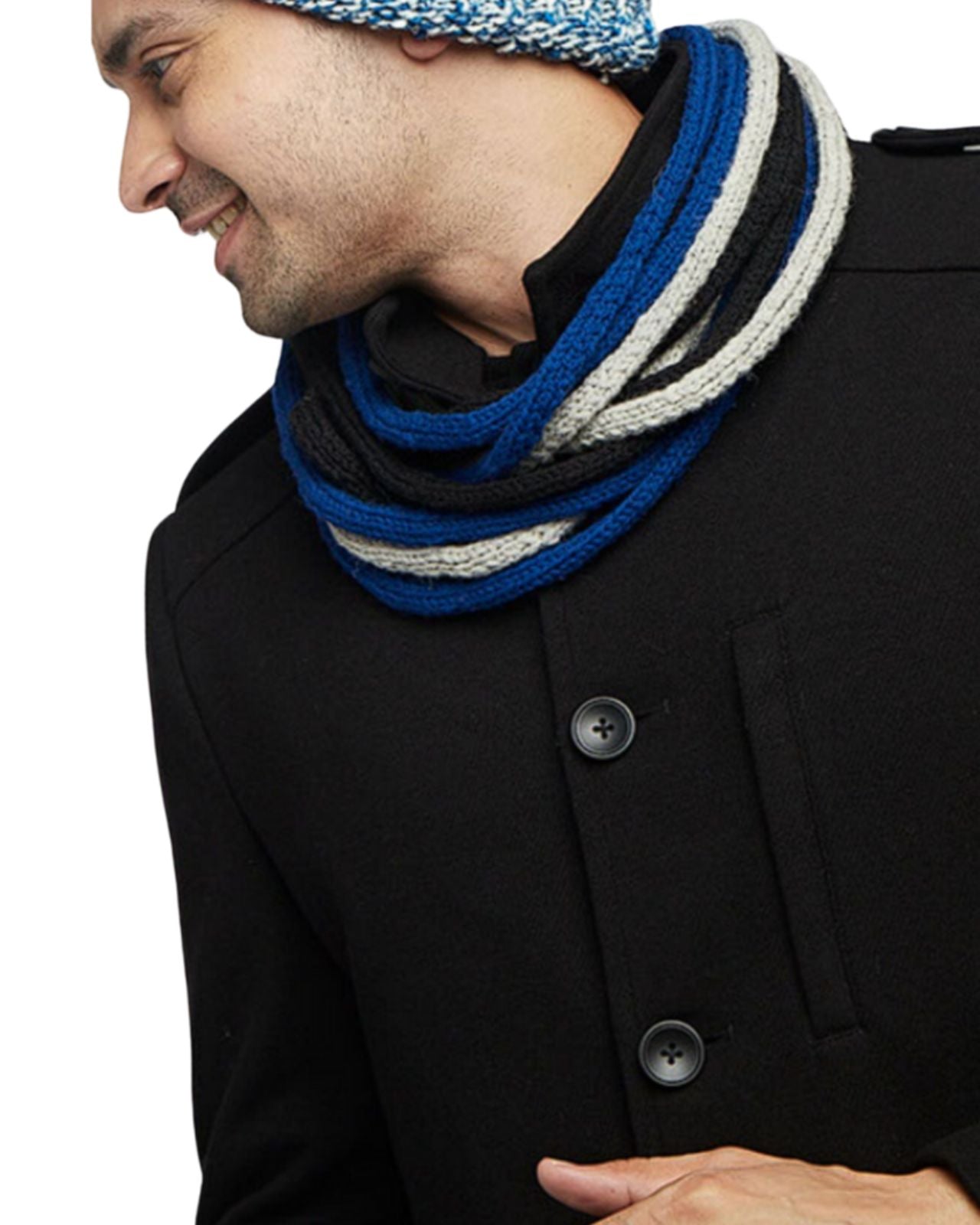 Necklace Merino Wool Muffler For Men