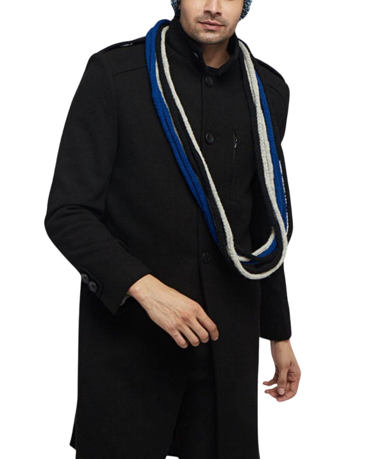 Necklace Merino Wool Muffler For Men