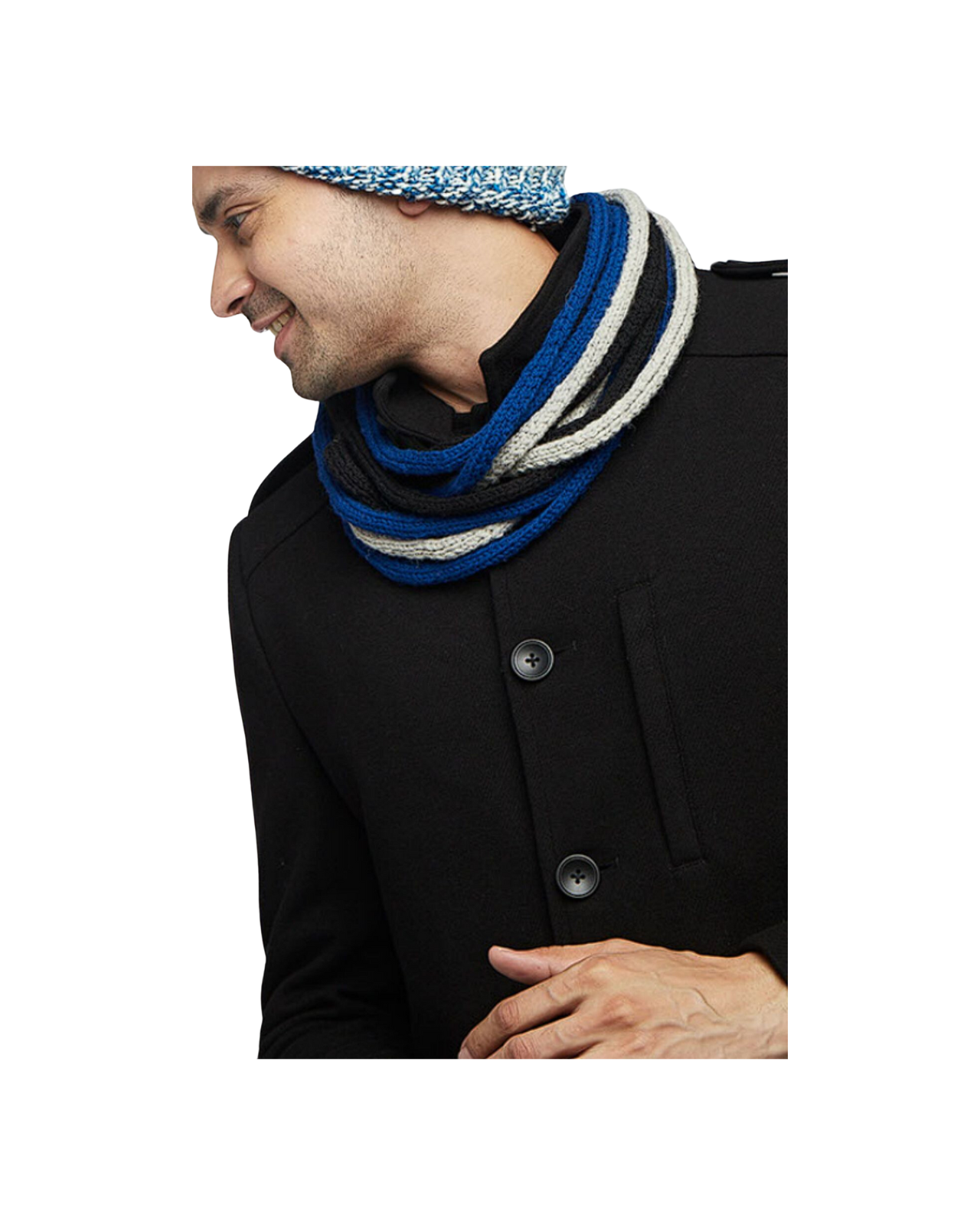 Necklace Merino Wool Muffler For Men