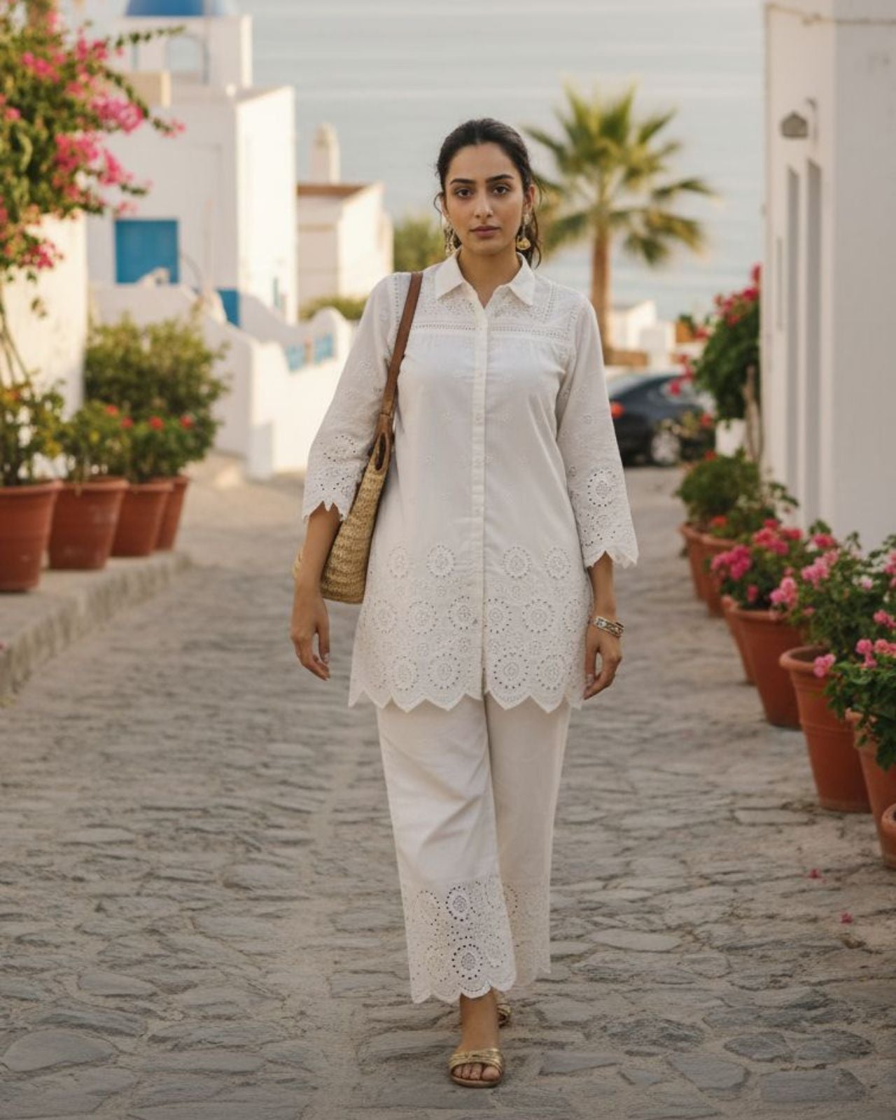 Nimbu Pani Co-ord Set - A refreshing Nimbu Pani themed cotton co-ord set perfect for everyday wear.
