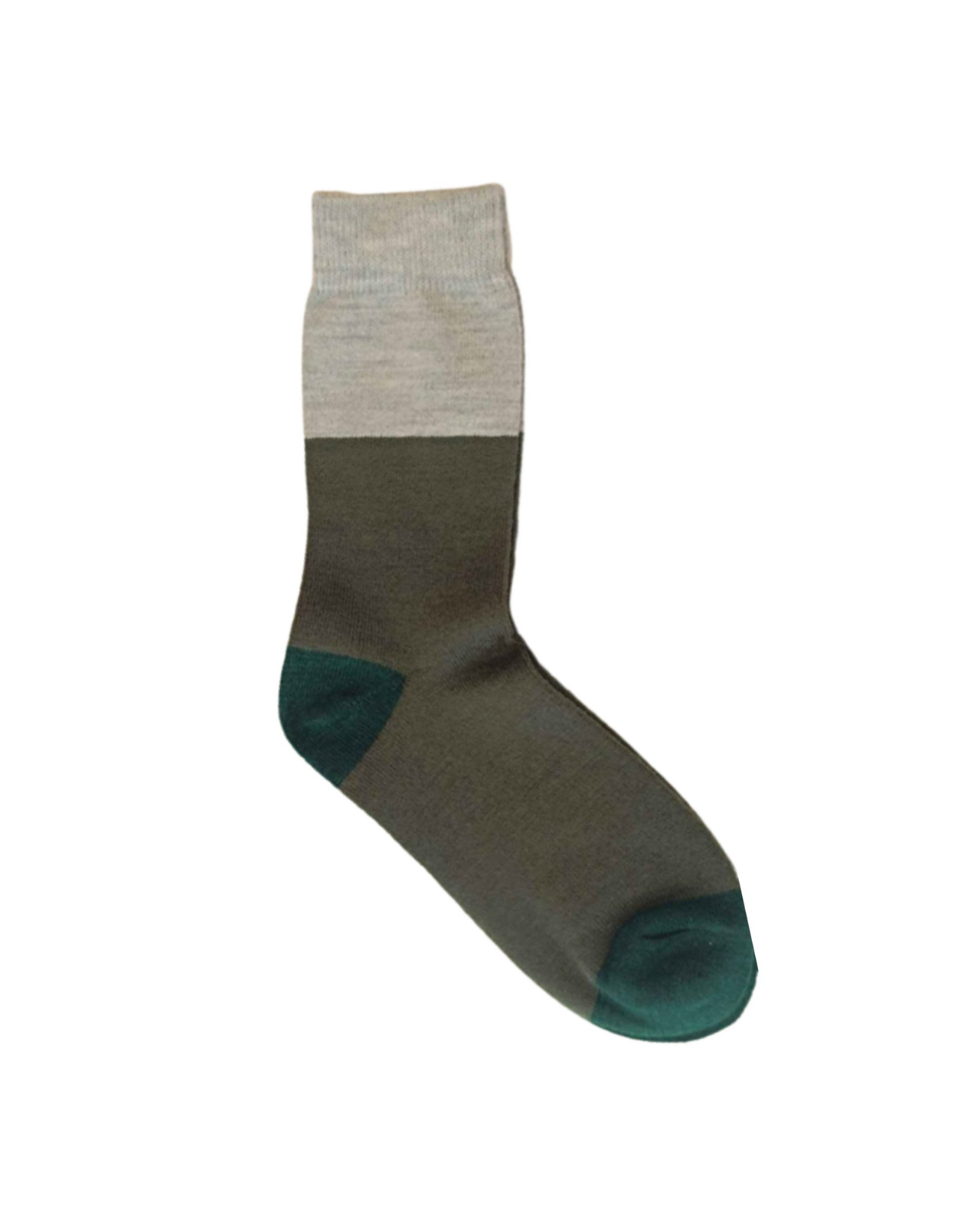 Regular Wool Blend Colorblocked Socks For Men