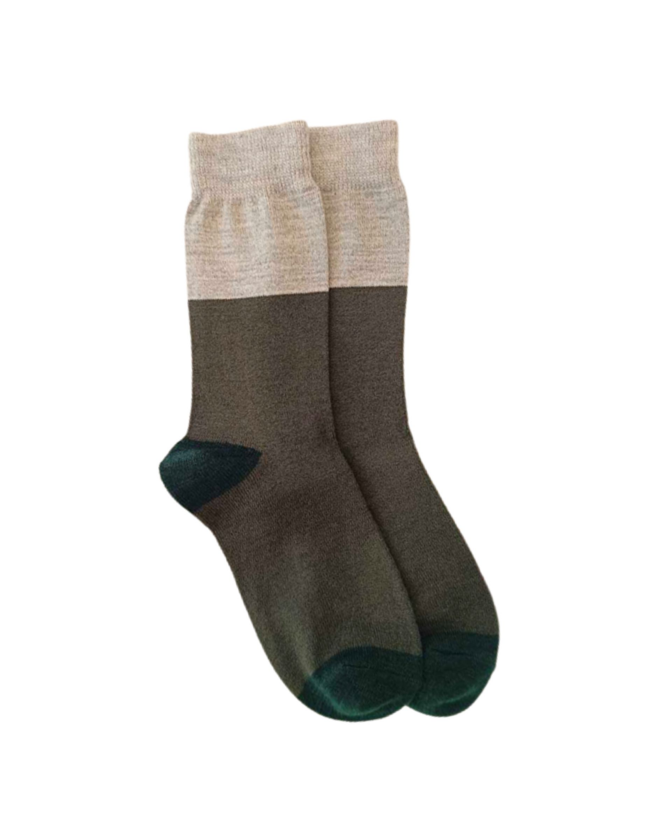 Regular Wool Blend Colorblocked Socks For Men