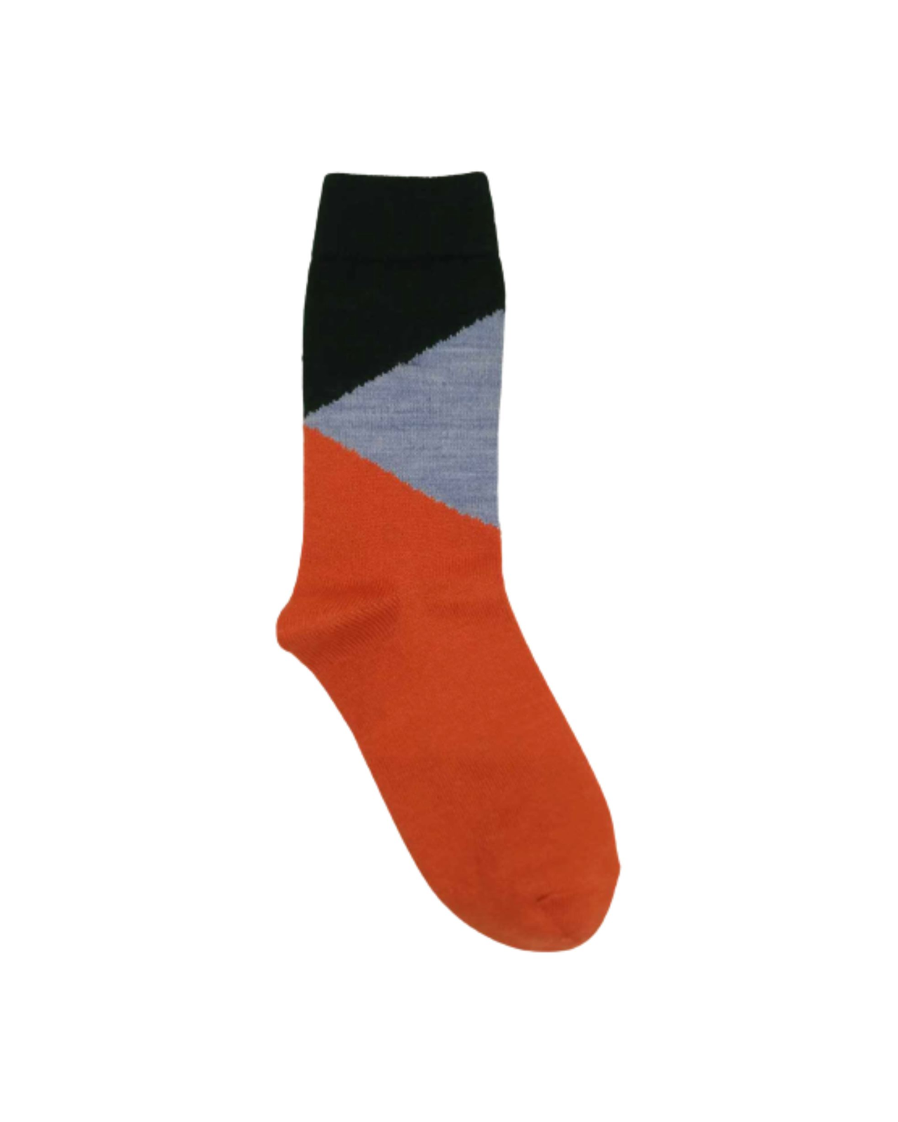 Regular Wool Blend Colorblocked Socks For Women