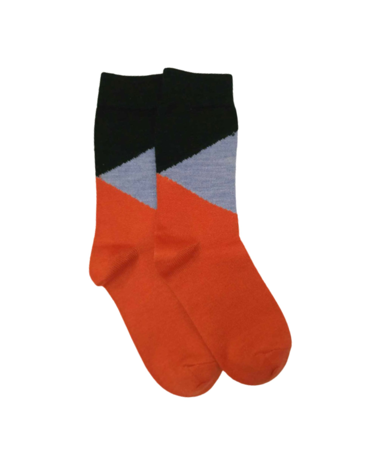 Regular Wool Blend Colorblocked Socks For Women