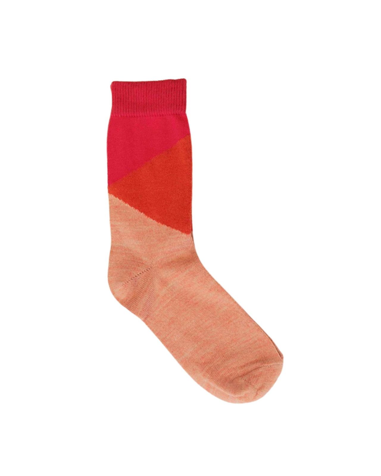 Regular Wool Blend Colorblocked Socks For Women