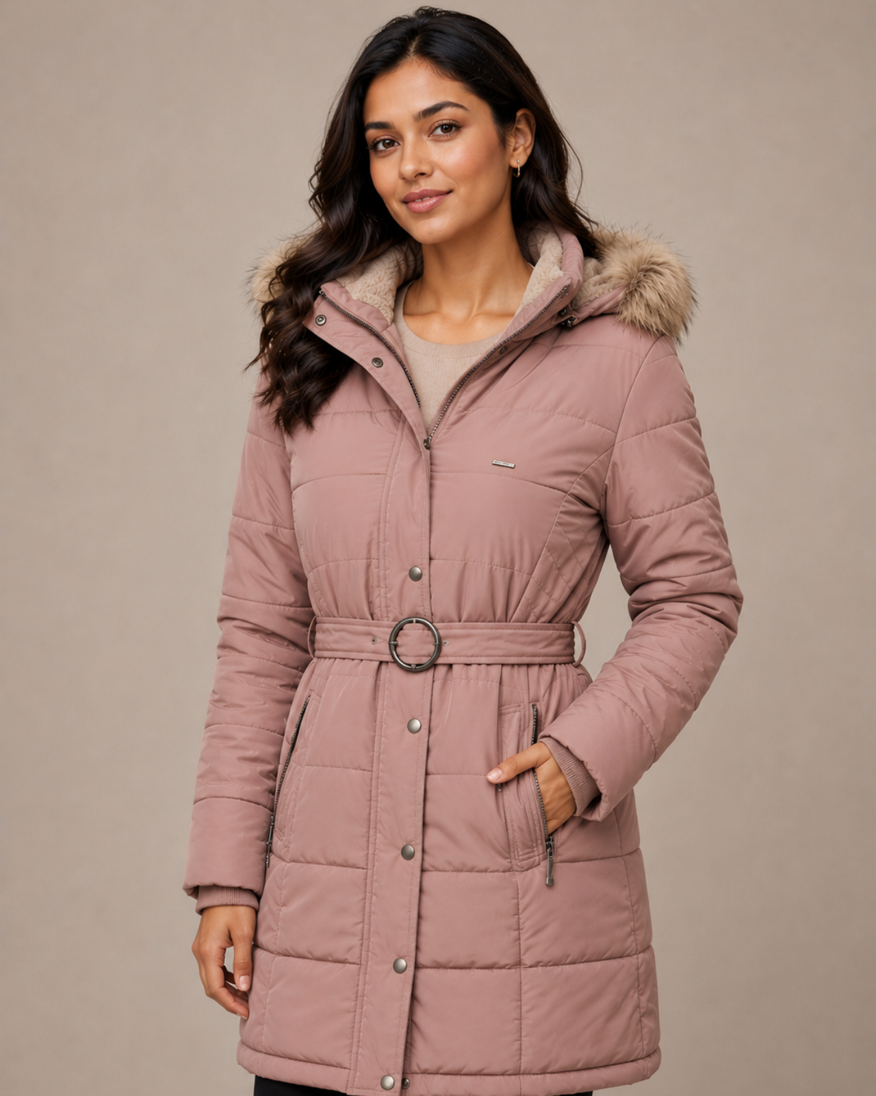 Alaskan Parka Jacket For Women - Slim Fit