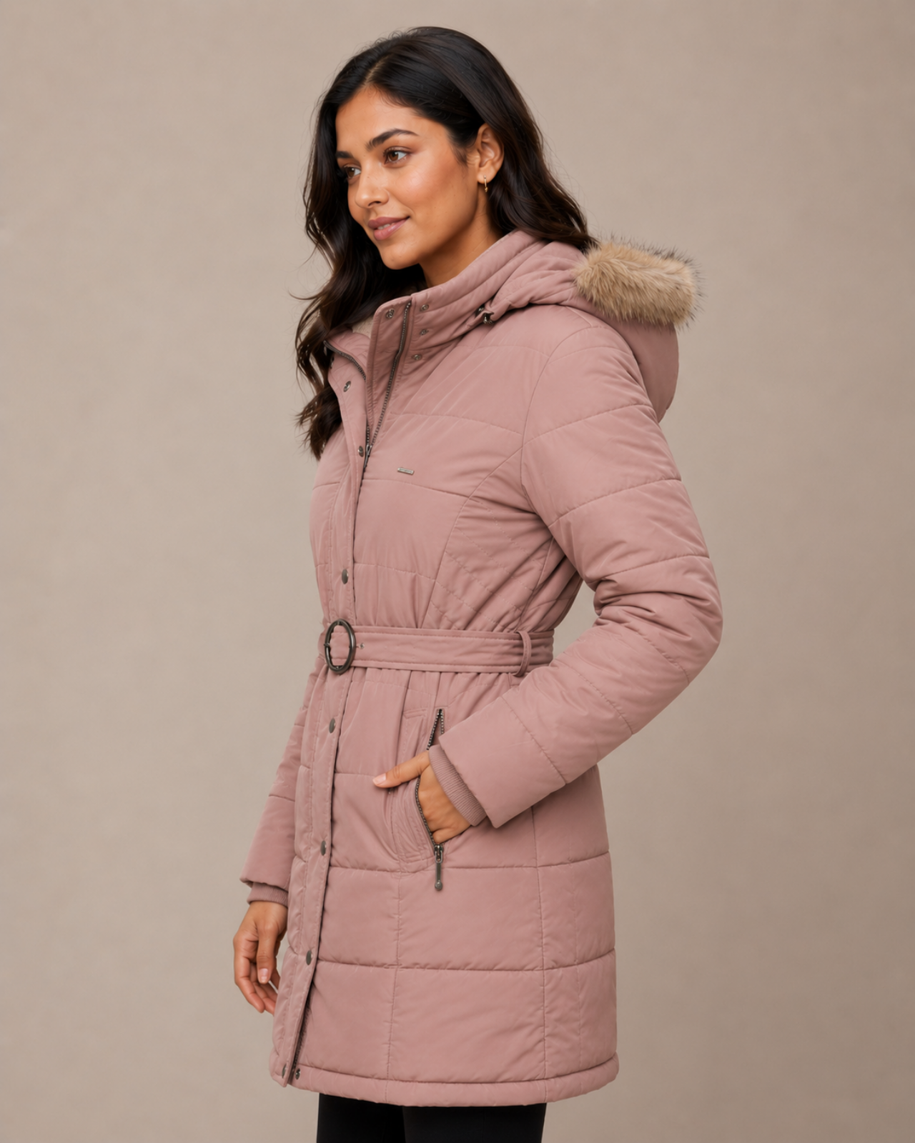 Alaskan Parka Jacket For Women - Slim Fit