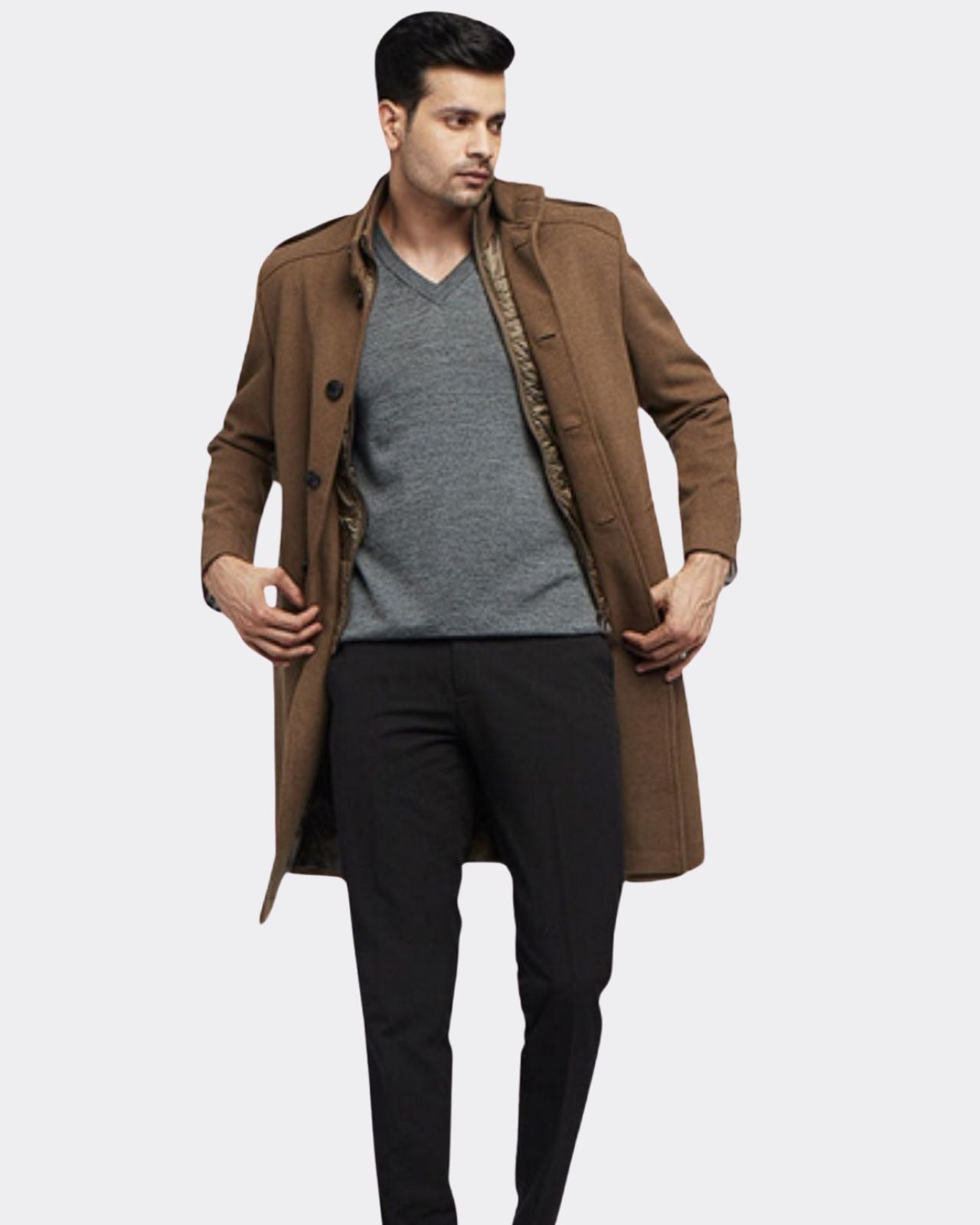 Classic Trench Coat For Men