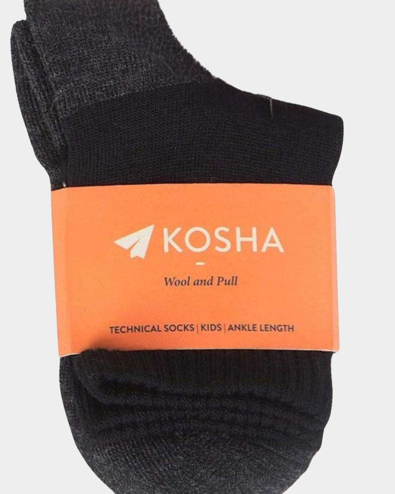 Ankle Length Technical Cushioned Merino Wool Socks For Boys