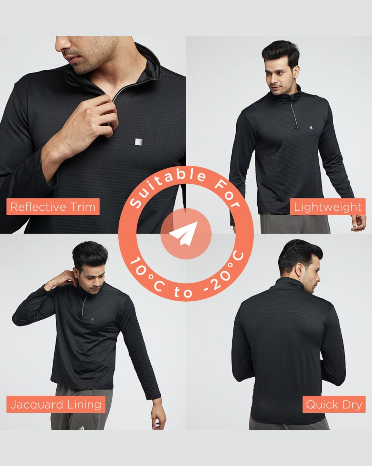 Quick Dry Lightweight Running Tee For Men