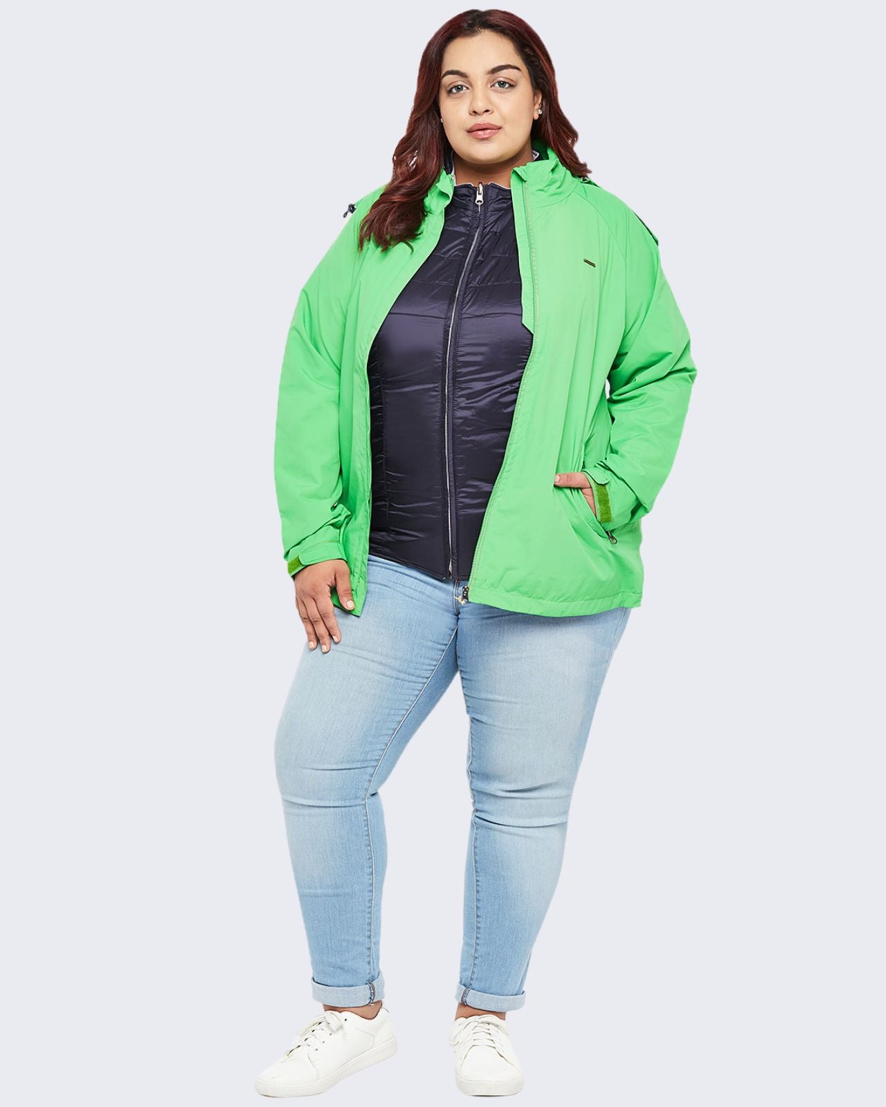 Women's Plus Size 4 in 1 Jacket