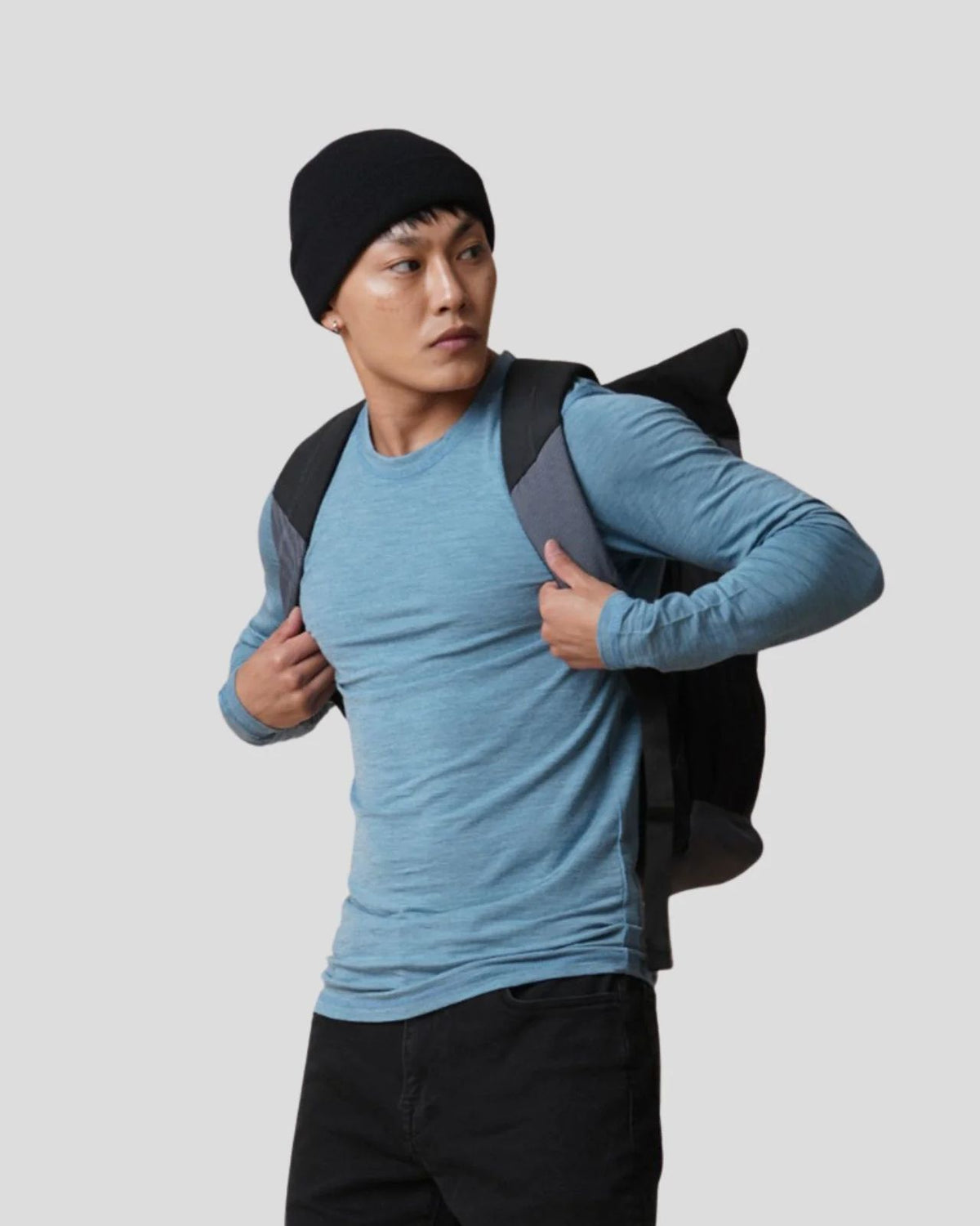 Full Sleeves Thermal | Merino Wool + Bamboo for Men's