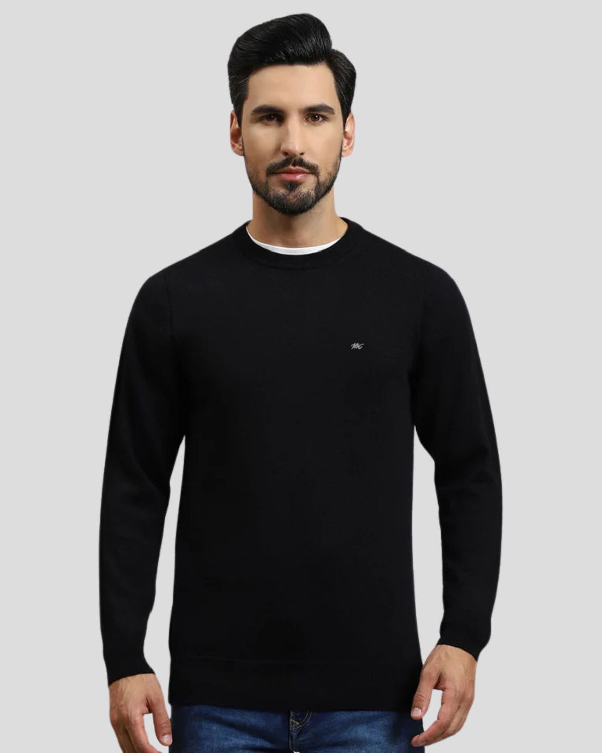 Monte Carlo Round Neck Full Sleeves Sweater