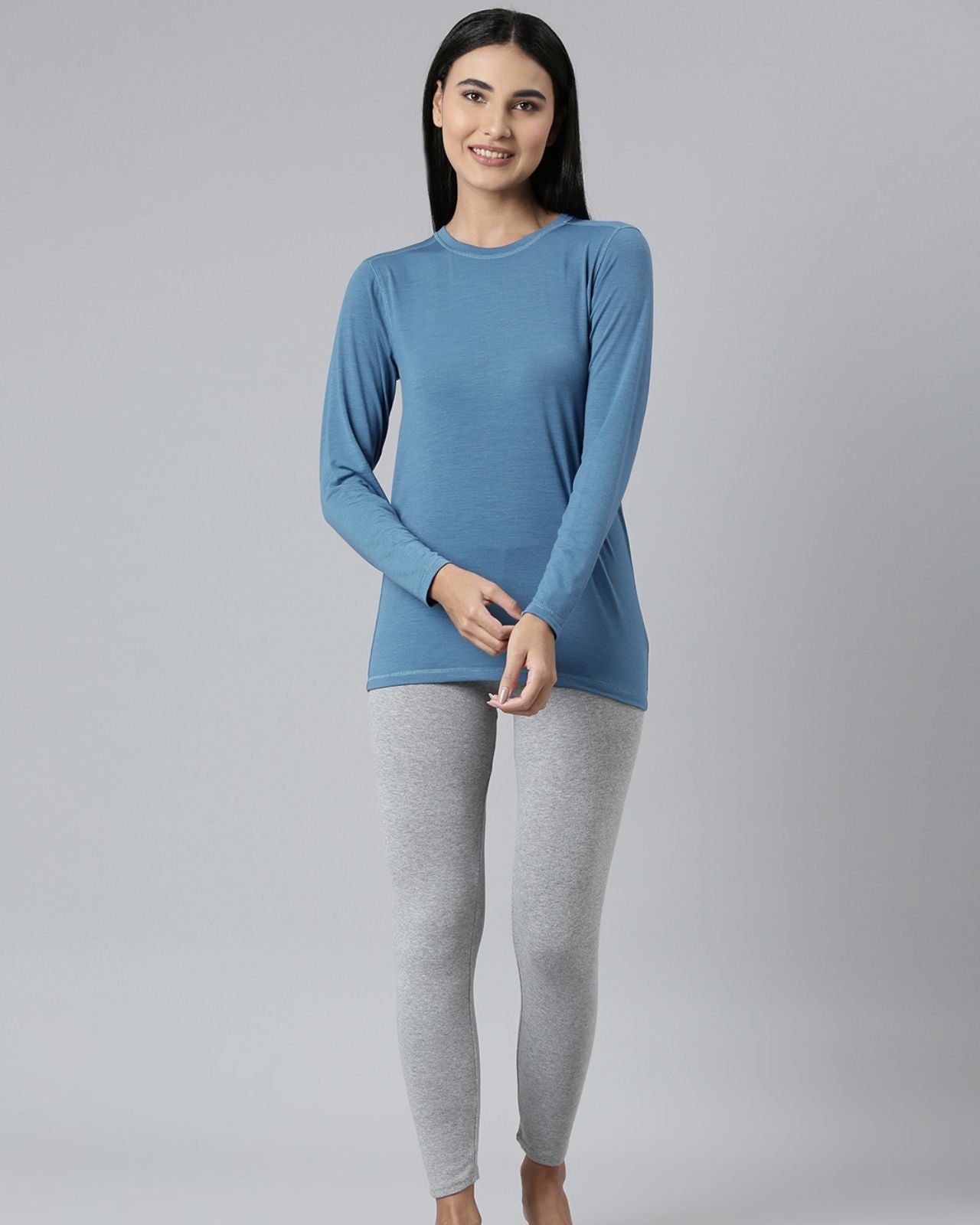 Women's Full Sleeves Thermal | Merino Wool + Bamboo + Polyester