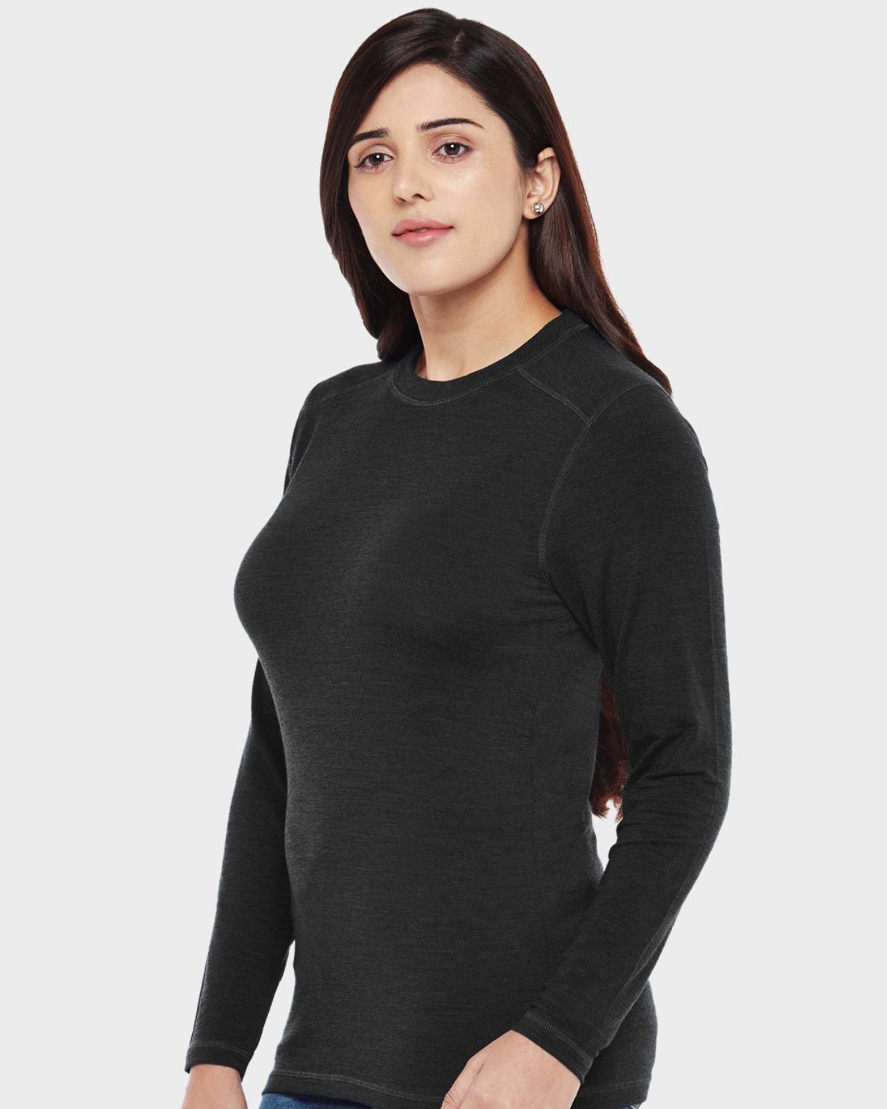 Women's Full Sleeves Thermal | Merino Wool + Bamboo + Polyester