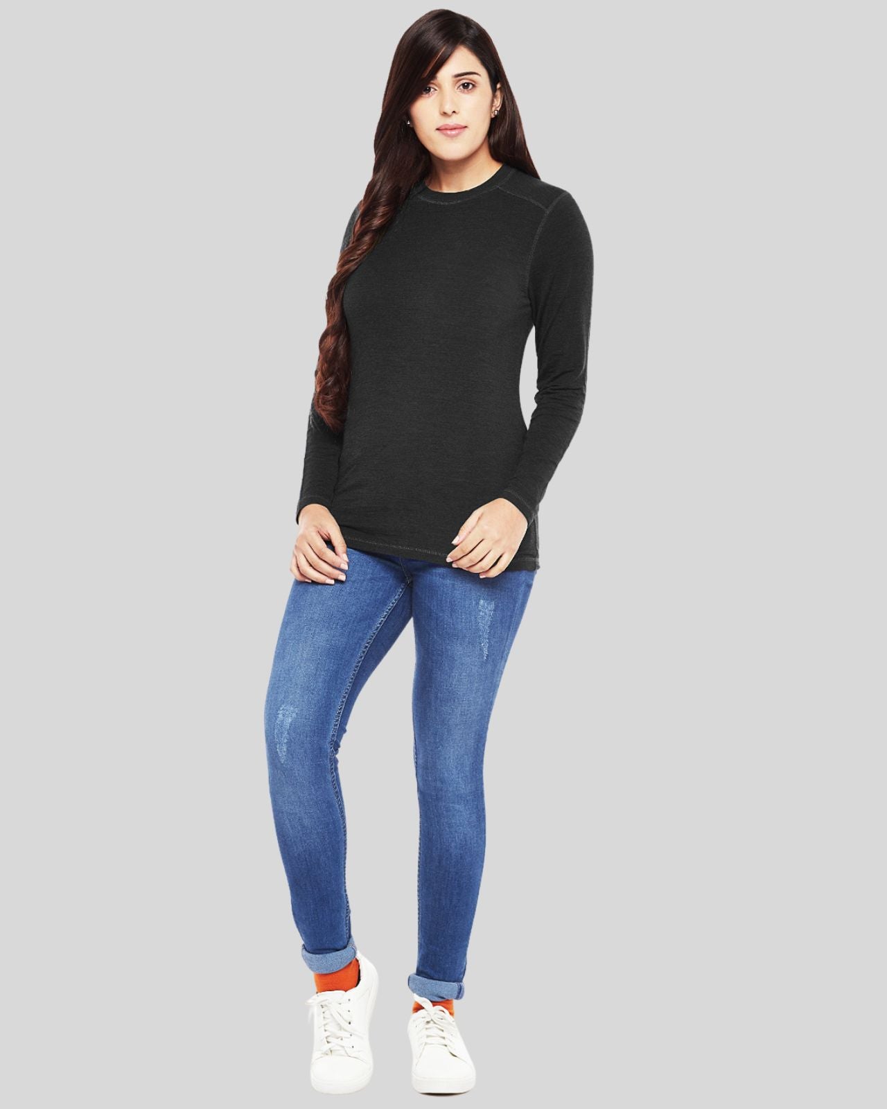 Women's Full Sleeves Thermal | Merino Wool + Bamboo + Polyester