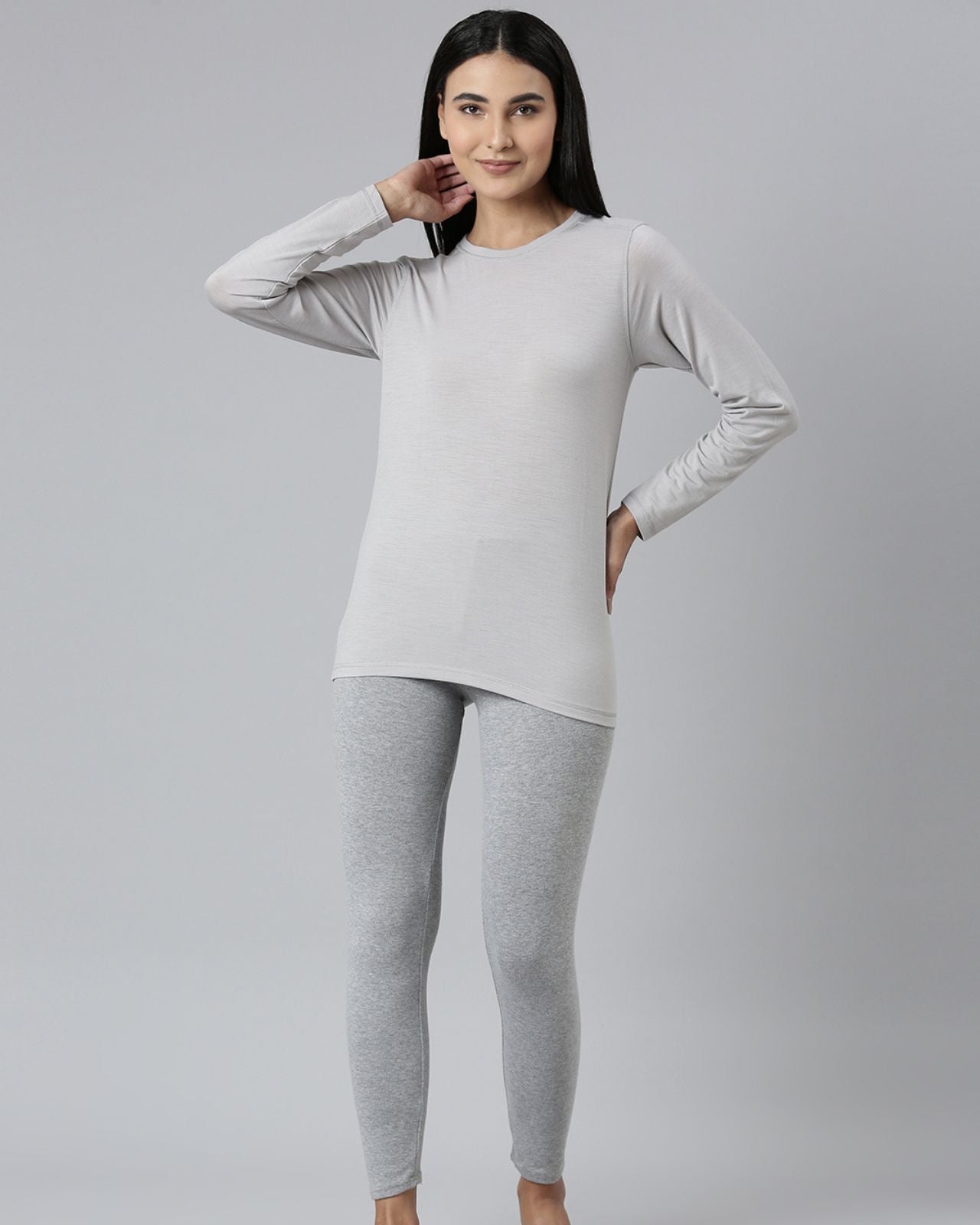 Women's Full Sleeves Thermal | Merino Wool + Bamboo + Polyester