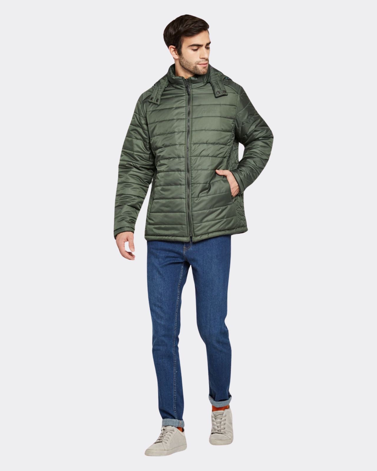 Packable Puffer Jacket For Men