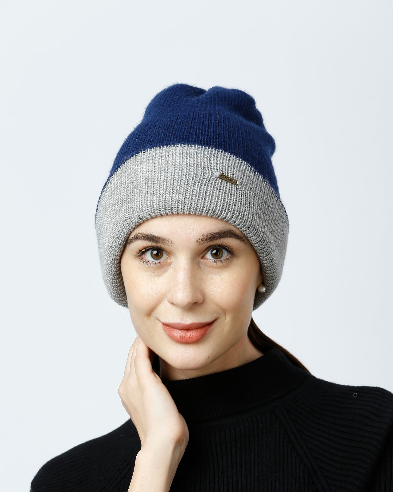 Merino Wool Reversible Beanie For Women